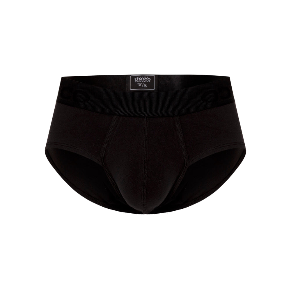Brief Unico Clasico Roble M23 Microfibra Negro
