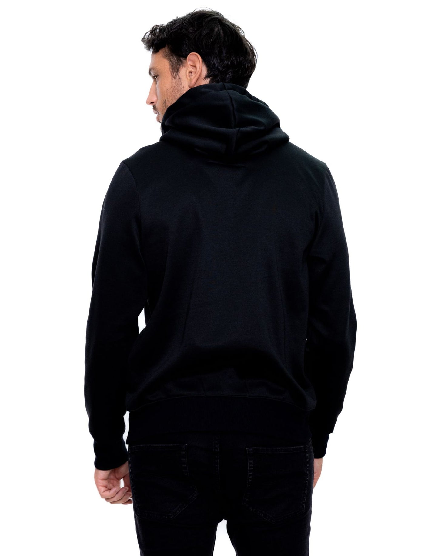 Buzo Capota Hombre Color Blue 2I2101 Negro