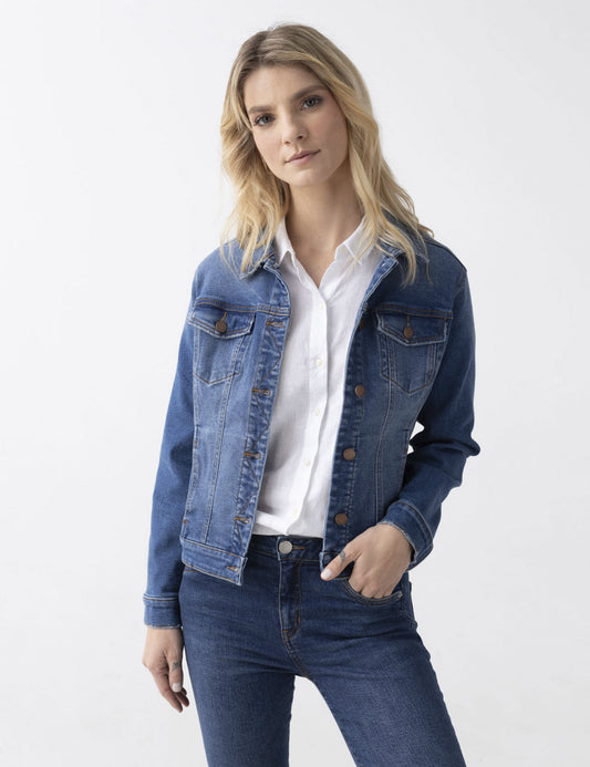 Chaqueta Dama Esprit 1200903 Denim Azul Rivera Medio