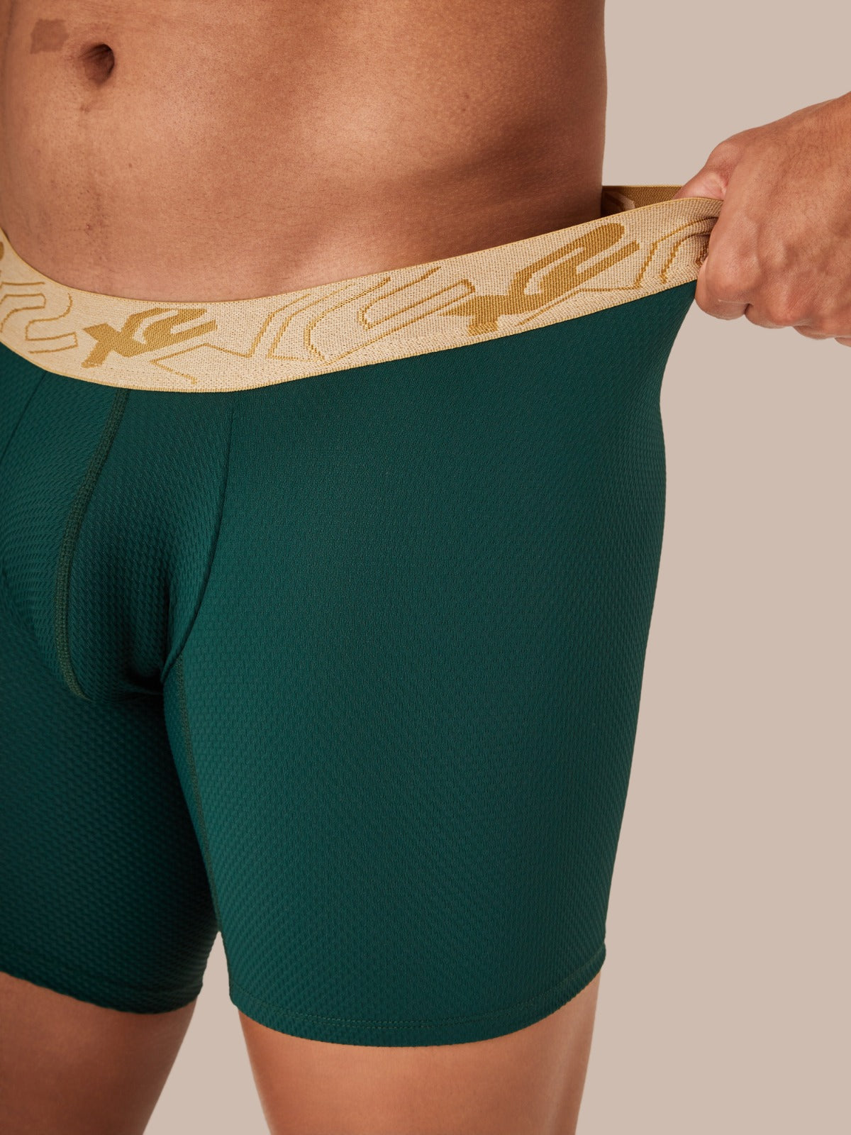 Boxer X2 Underwear Camel Medio Microfibra