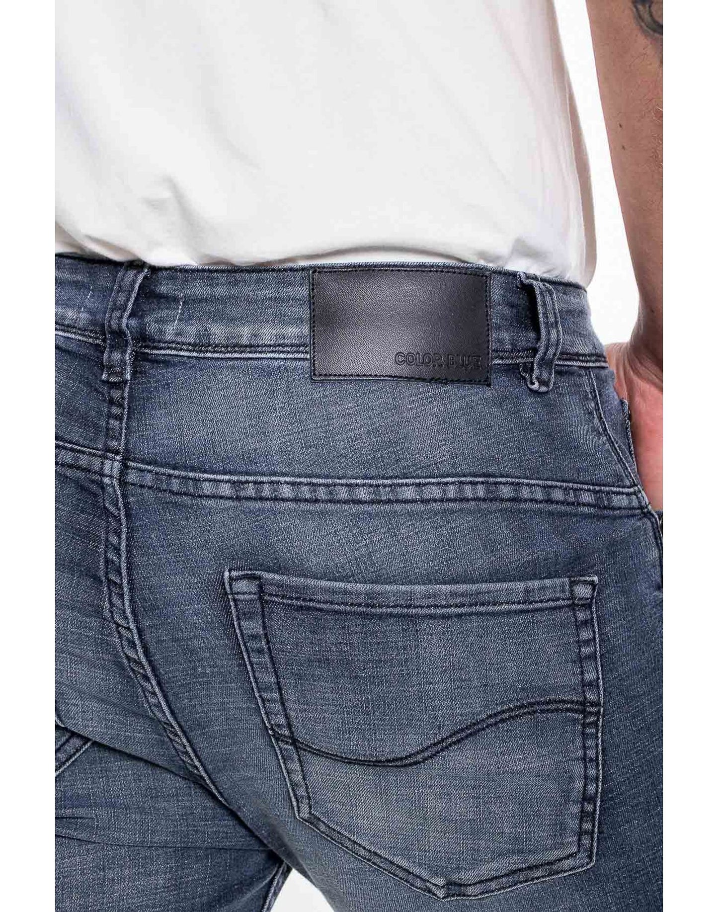 Jean Hombre Color Blue 331403 Slim Fit Azul Medio