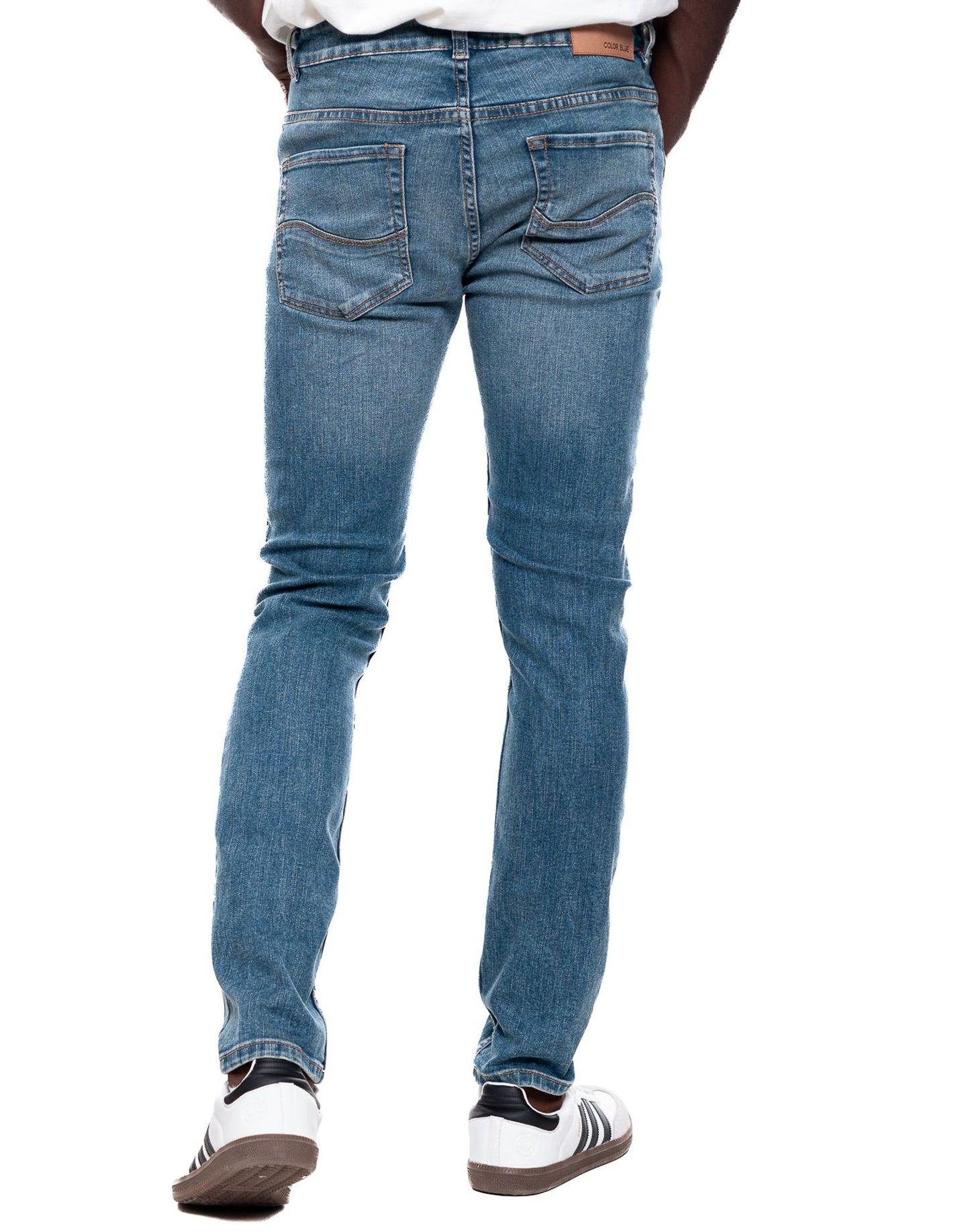 Jean Hombre Color Blue 331407 Slim Fit Azul Medio