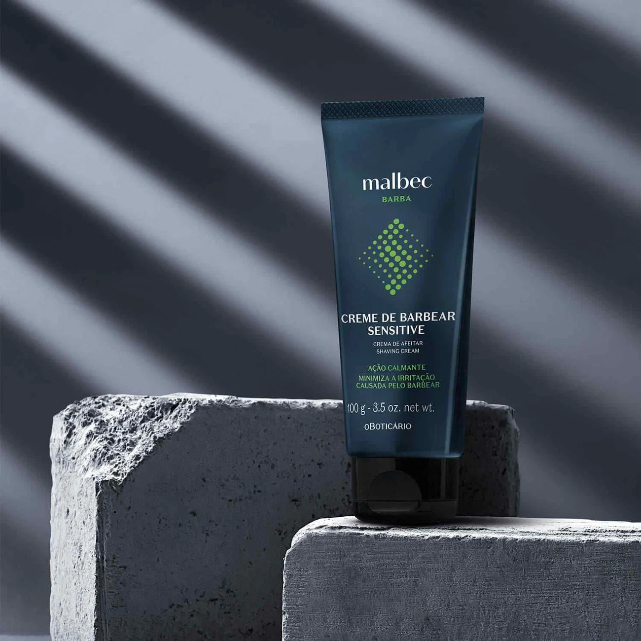Oboticario Malbec Crema De Barbear Sensitive 100 Gr