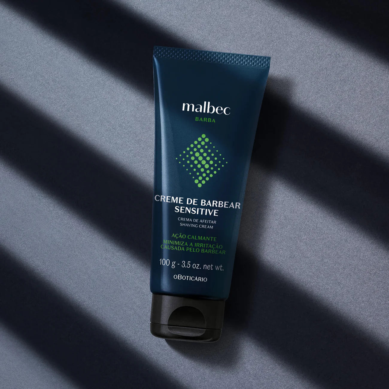 Oboticario Malbec Crema De Barbear Sensitive 100 Gr
