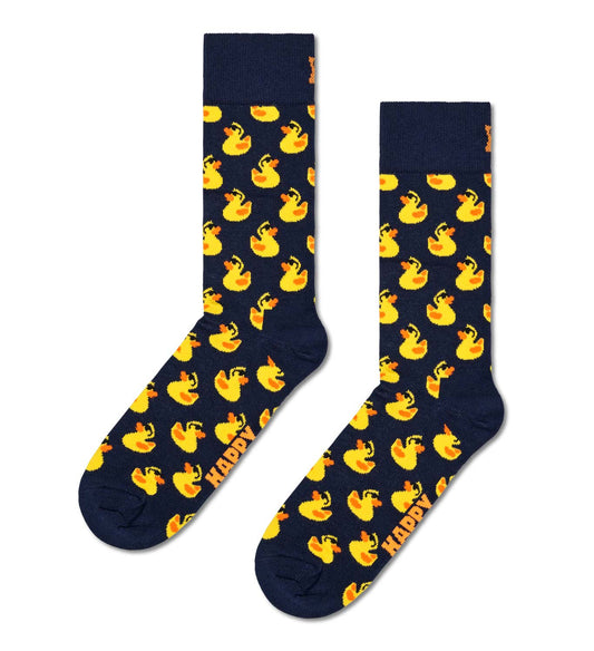 Media Unico Rubber Duck Casual Happy Socks Negro
