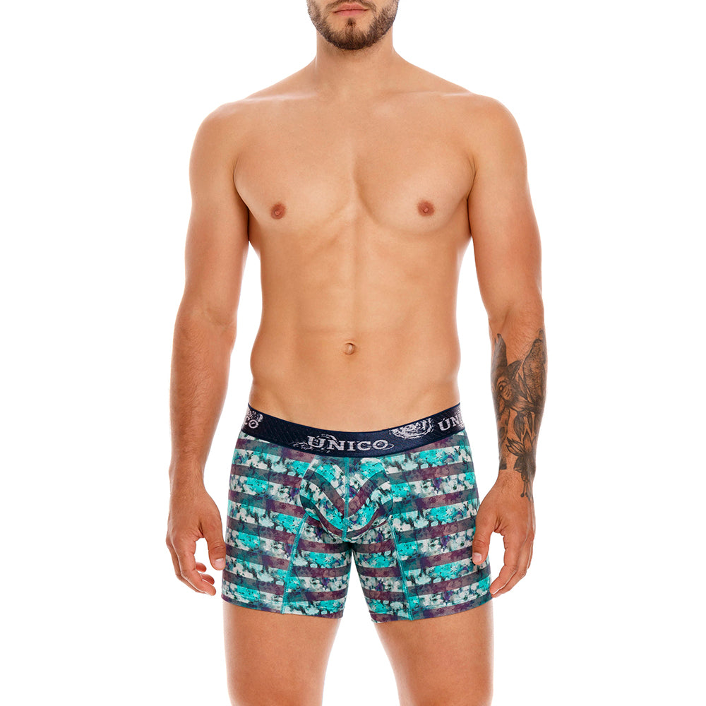Boxer Unico Espuma De Mar Medio Microfibra