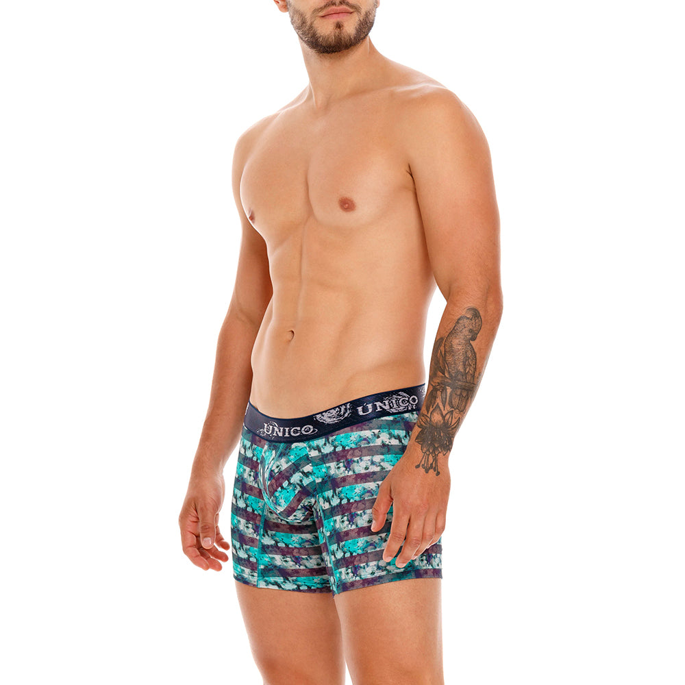 Boxer Unico Espuma De Mar Medio Microfibra