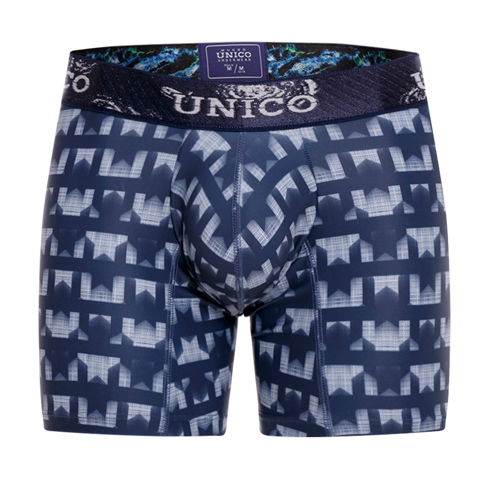Boxer Unico Estriado Medio Microfibra