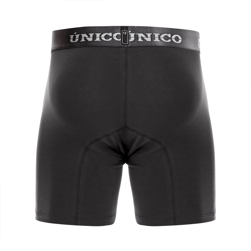 Boxer Unico Clasico Asfalto A23 Medio Algodon Gris Oscuro