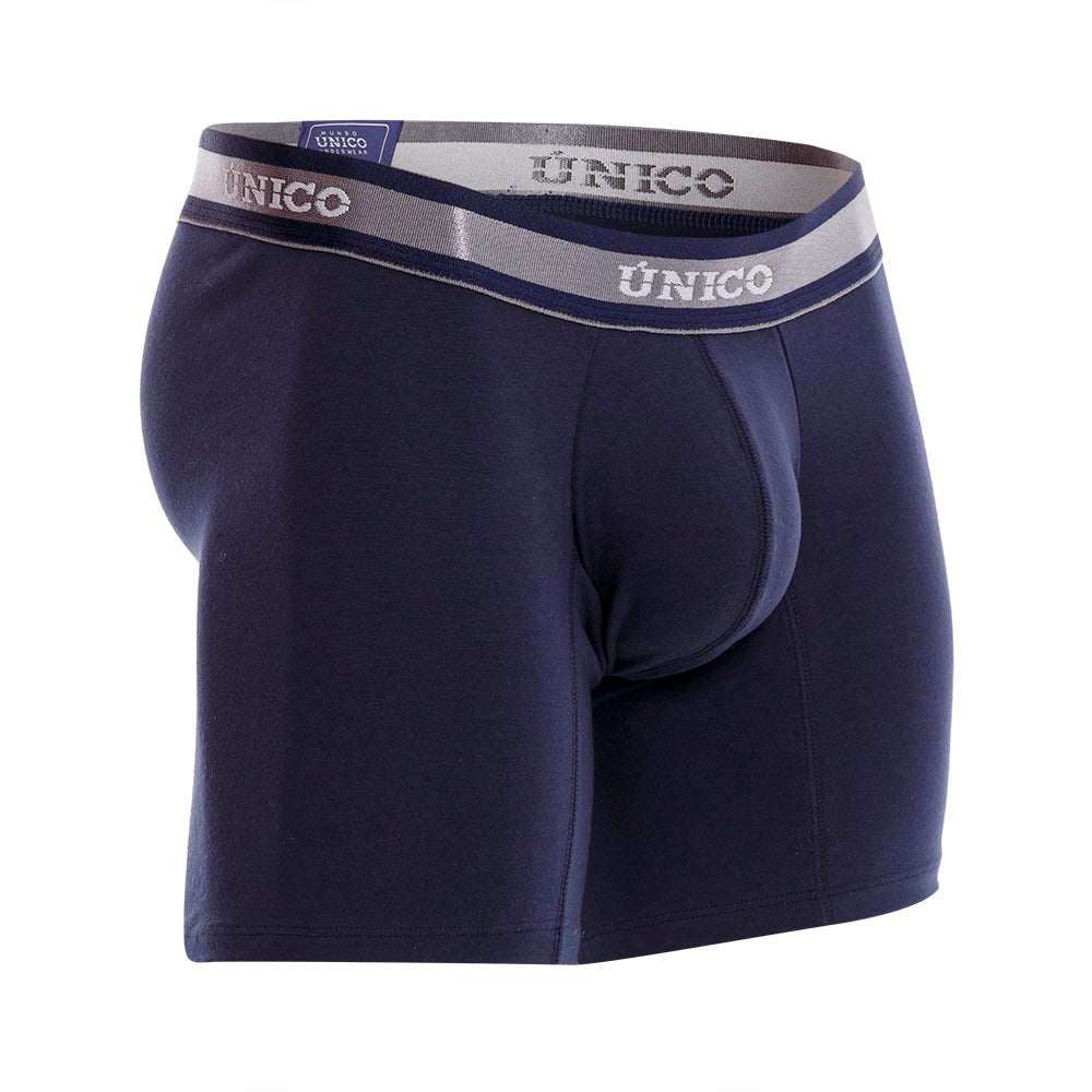 Boxer Unico Clasico Cardenal A23 Medio Algodon Azul Oscuro