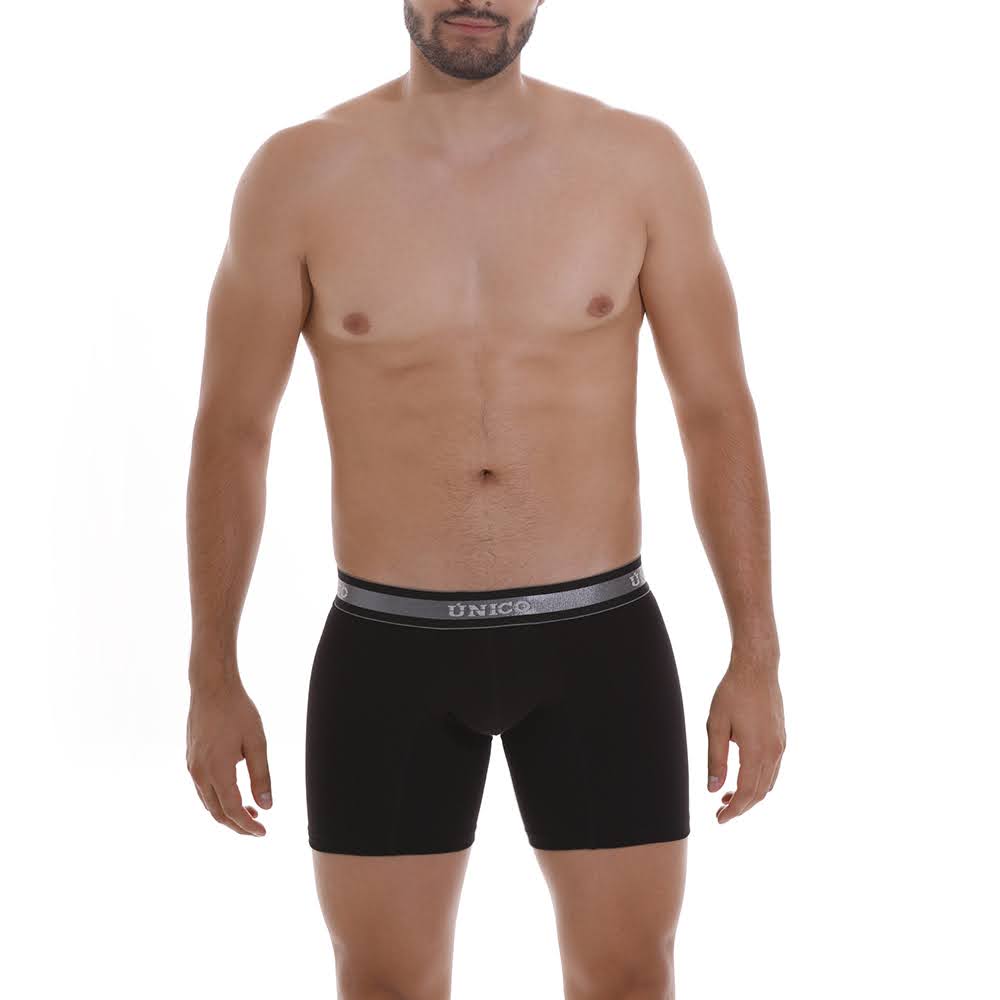 Boxer Unico Clasico Nebuloso M22 Medio Microfibra Negro