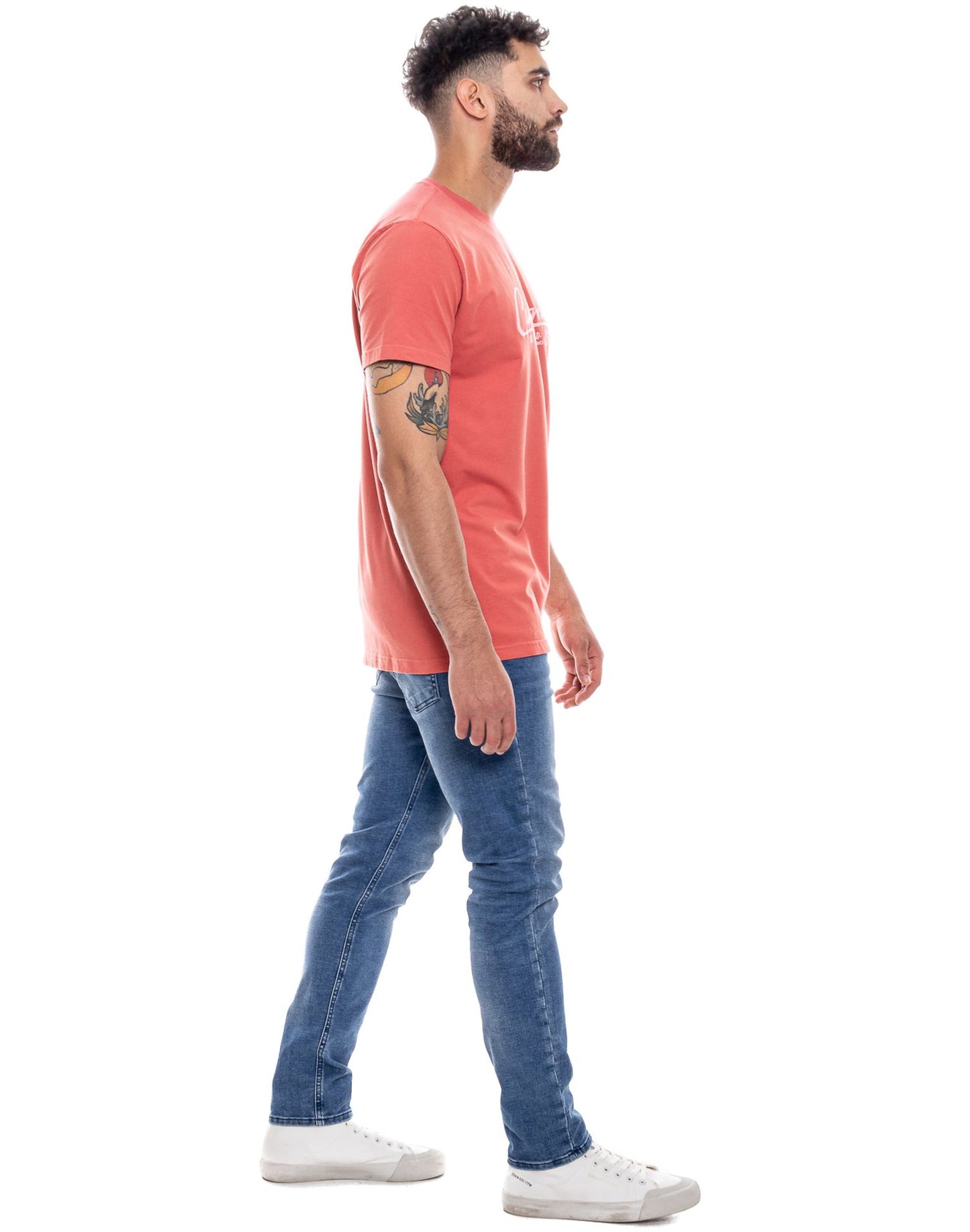 Camiseta Cuello Redondo Color Blue 312303 Coral