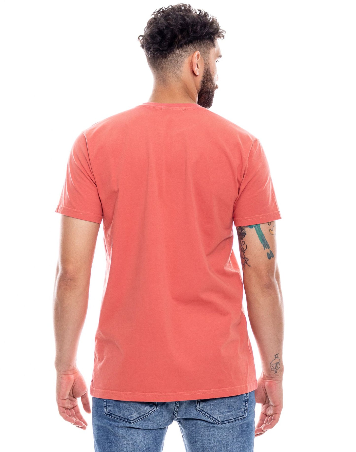 Camiseta Cuello Redondo Color Blue 312303 Coral