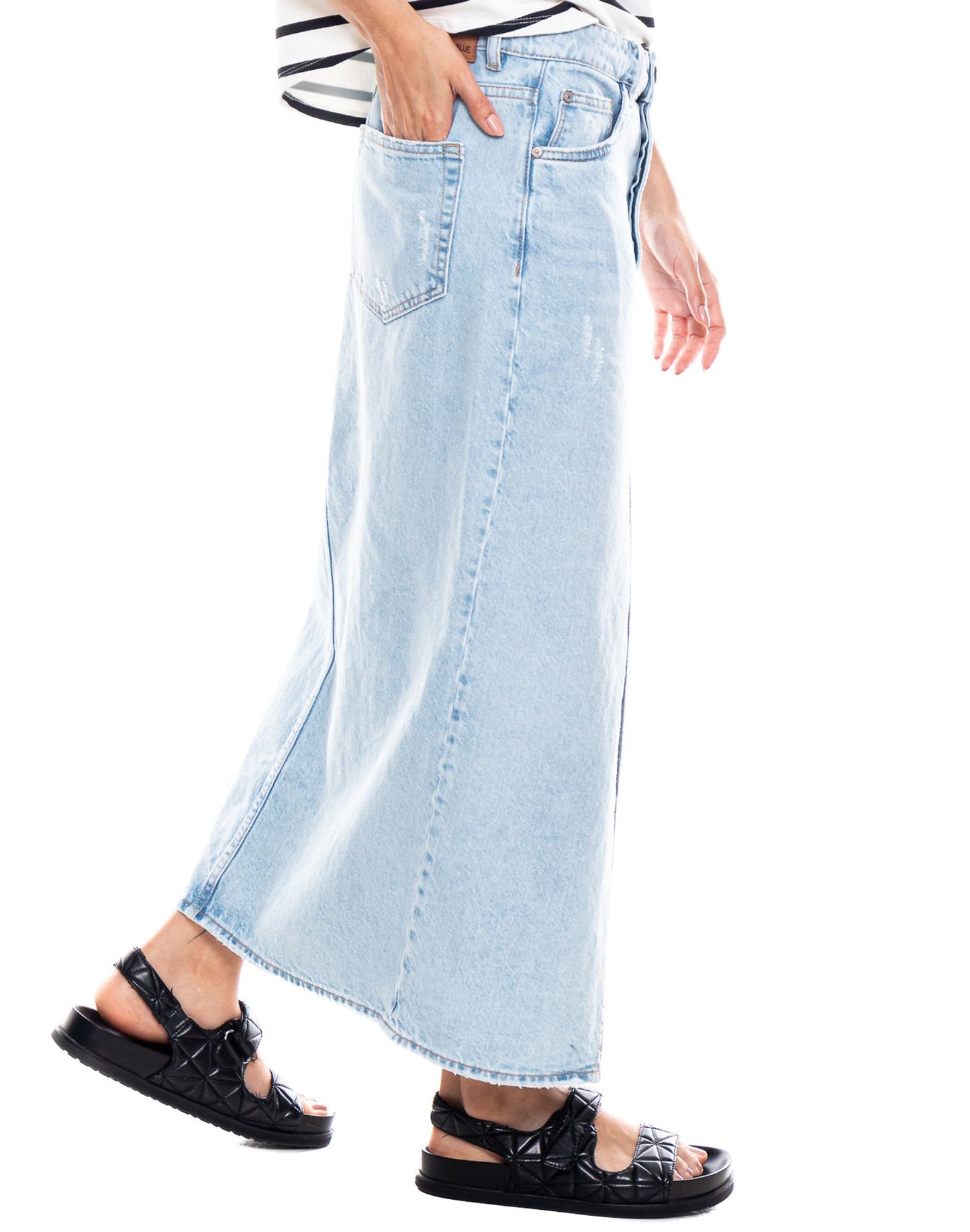Falda Color Blue 323902 Azul Claro