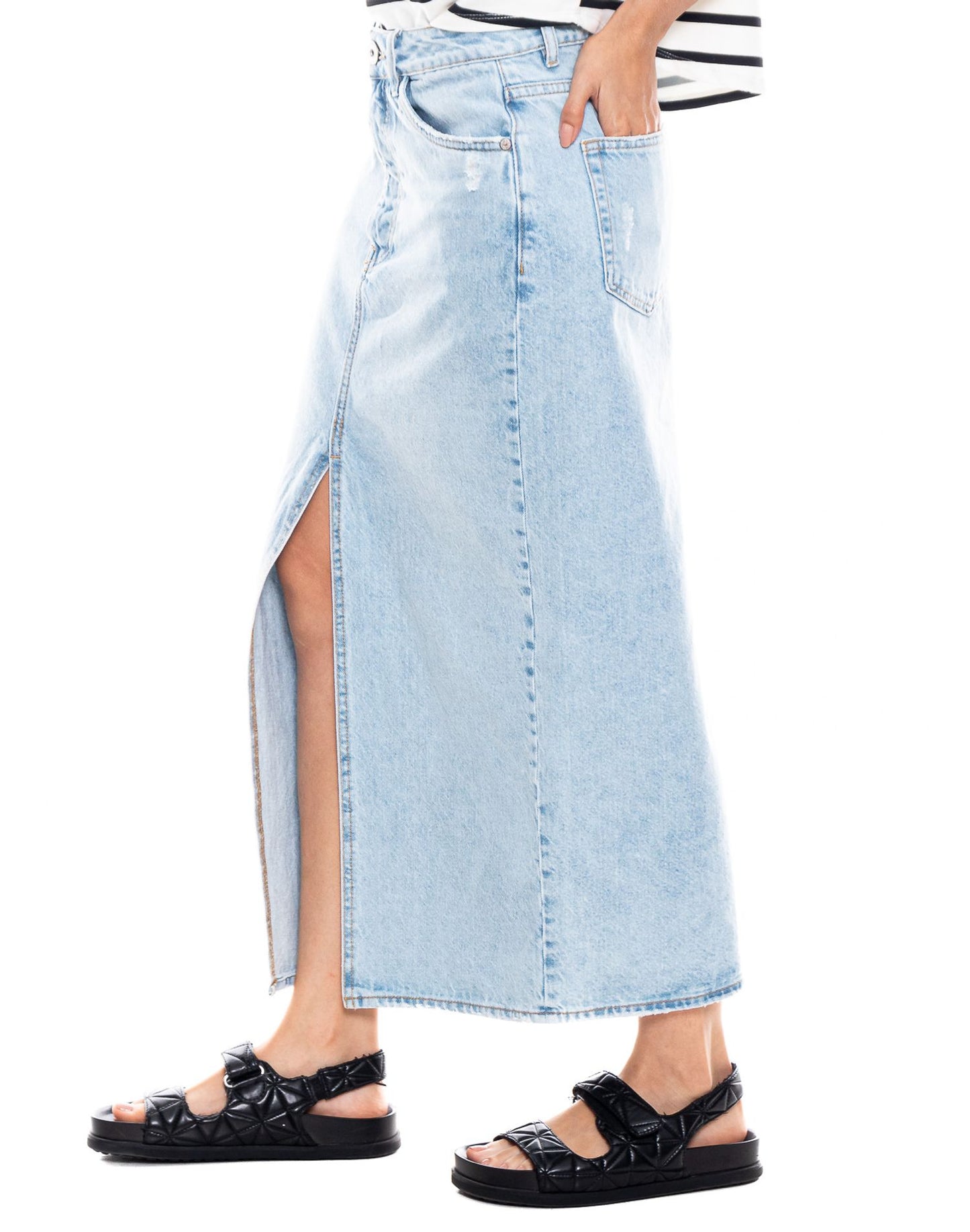 Falda Color Blue 323902 Azul Claro
