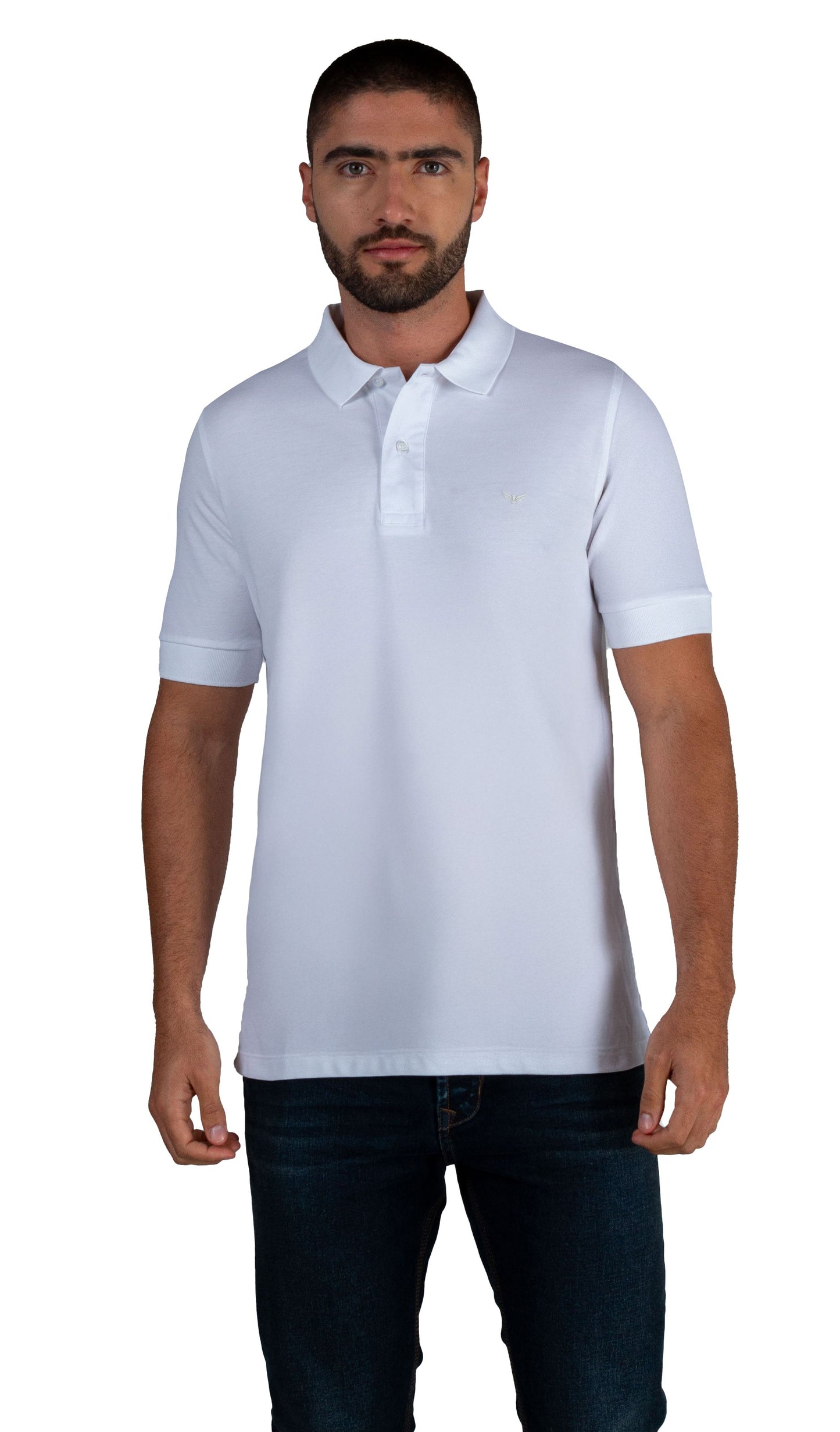 Camiseta Polo Oxford 022303 Blanco