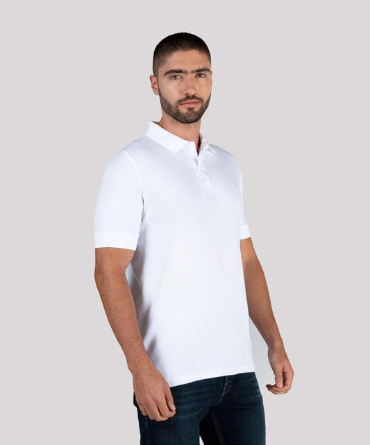 Camiseta Polo Oxford 022303 Blanco