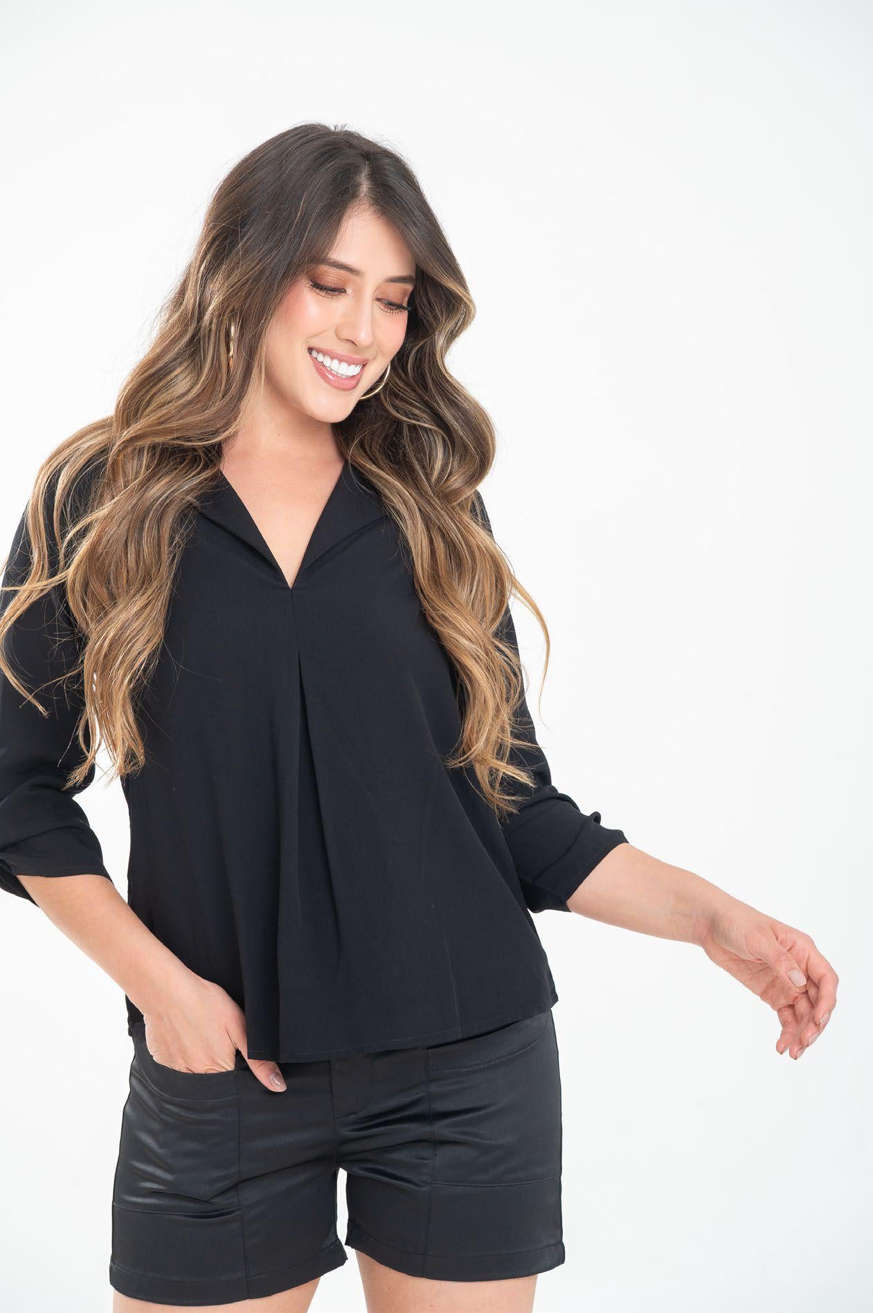 Blusa Ragstyle Pf31113671 Astheria Negro