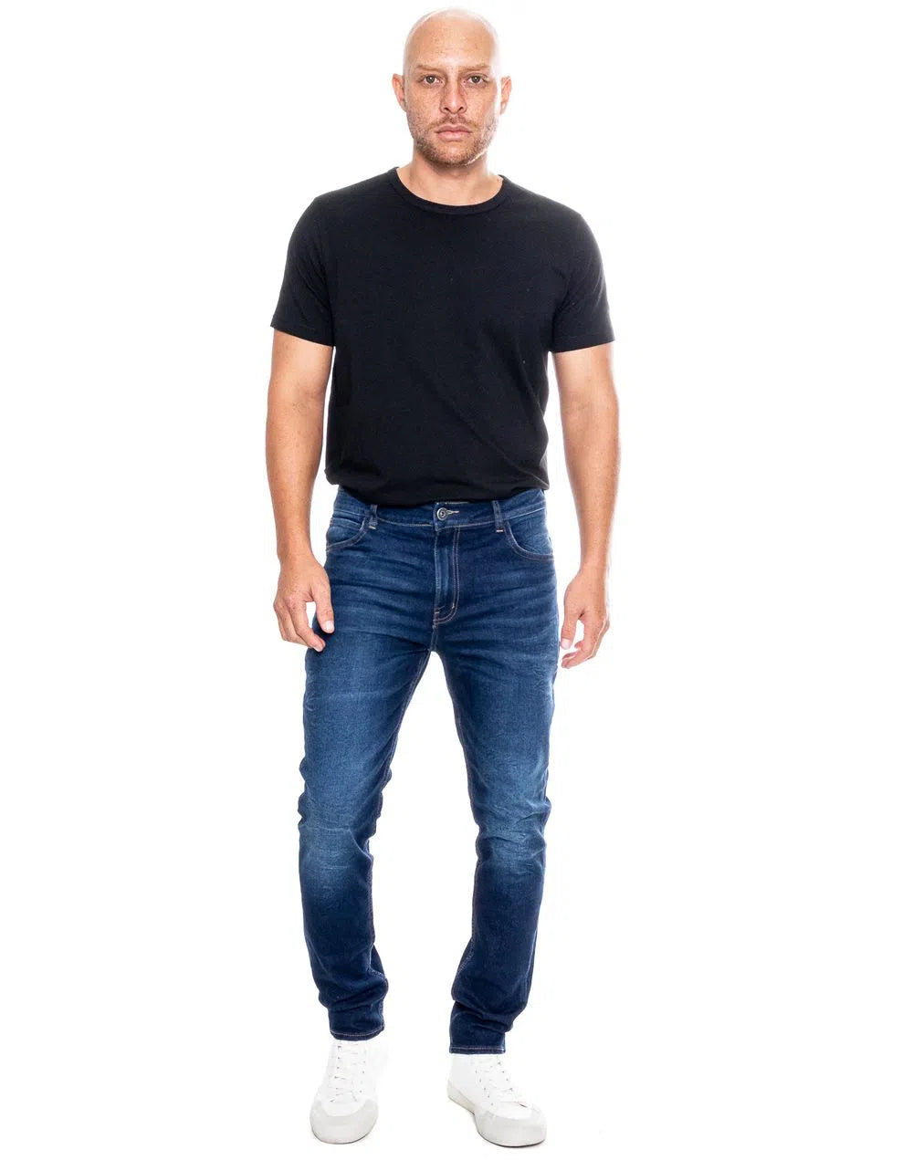Jean Hombre Color Blue 211403 Slim Fit Azul Medio