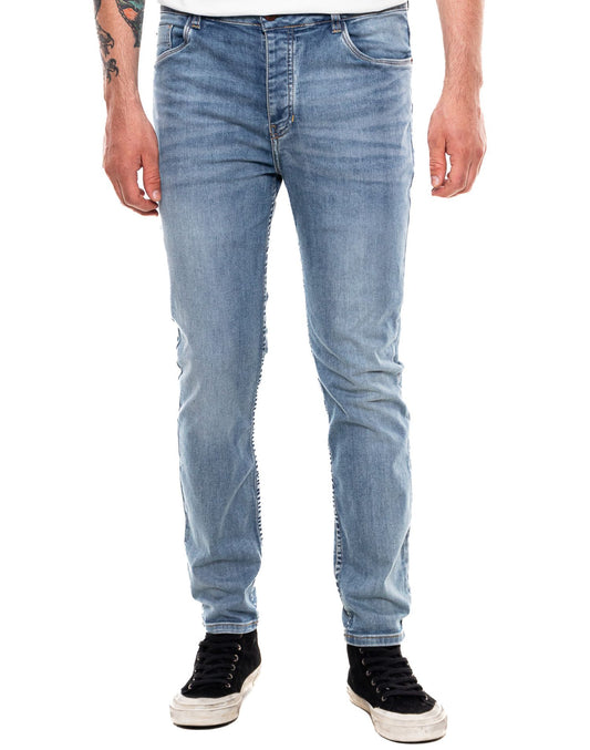 Jean Hombre Color Blue 321405 Slim Fit Azul Claro