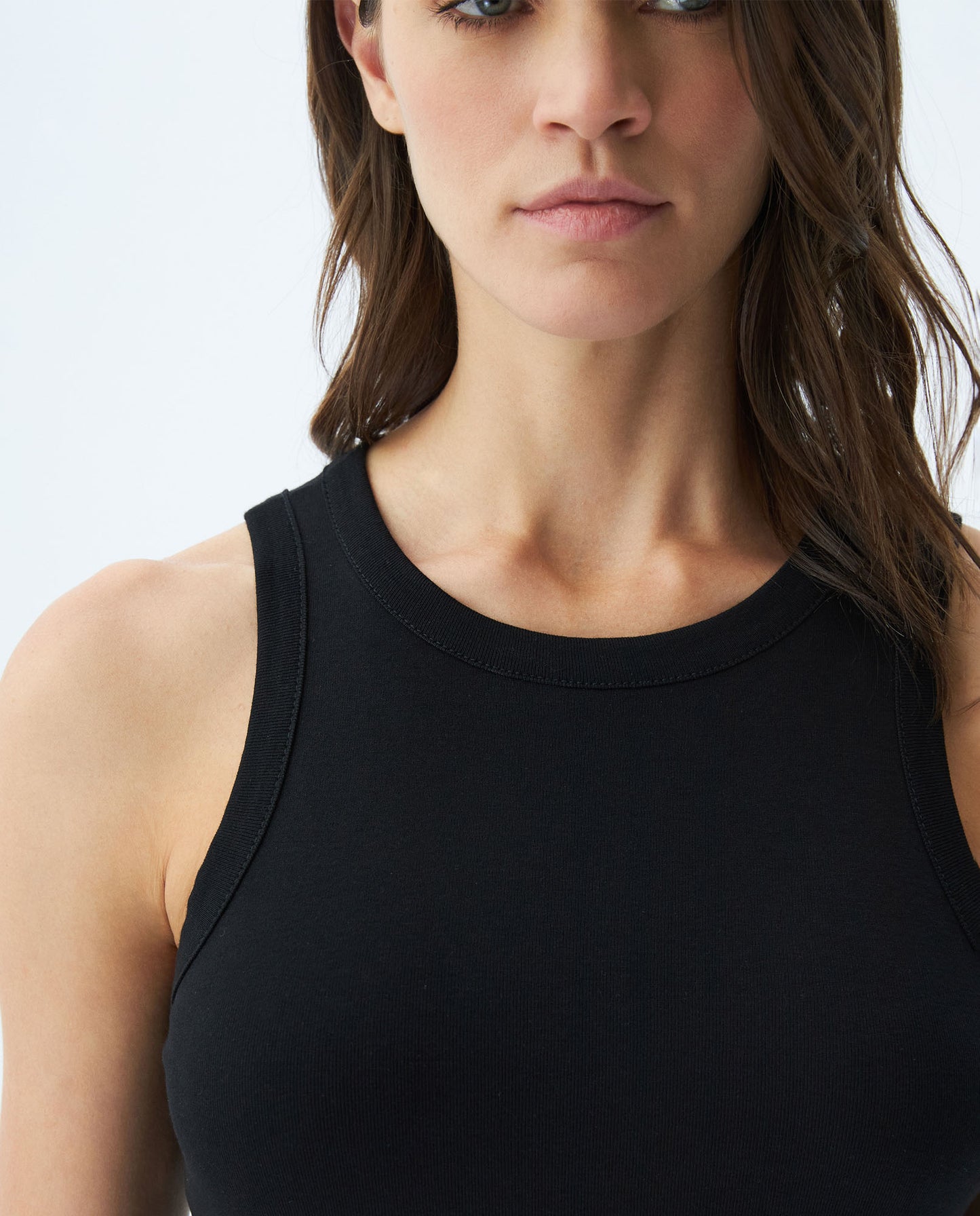 Camiseta Dama Chevignon 700E052 Basica Manga Sisa Negro