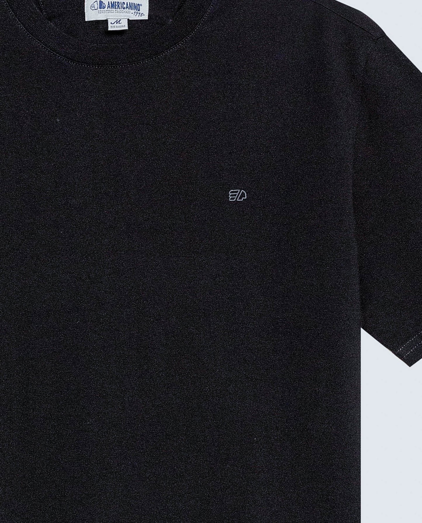 Camiseta Cuello Redondo Americanino 840F001 Slim Fit Negro