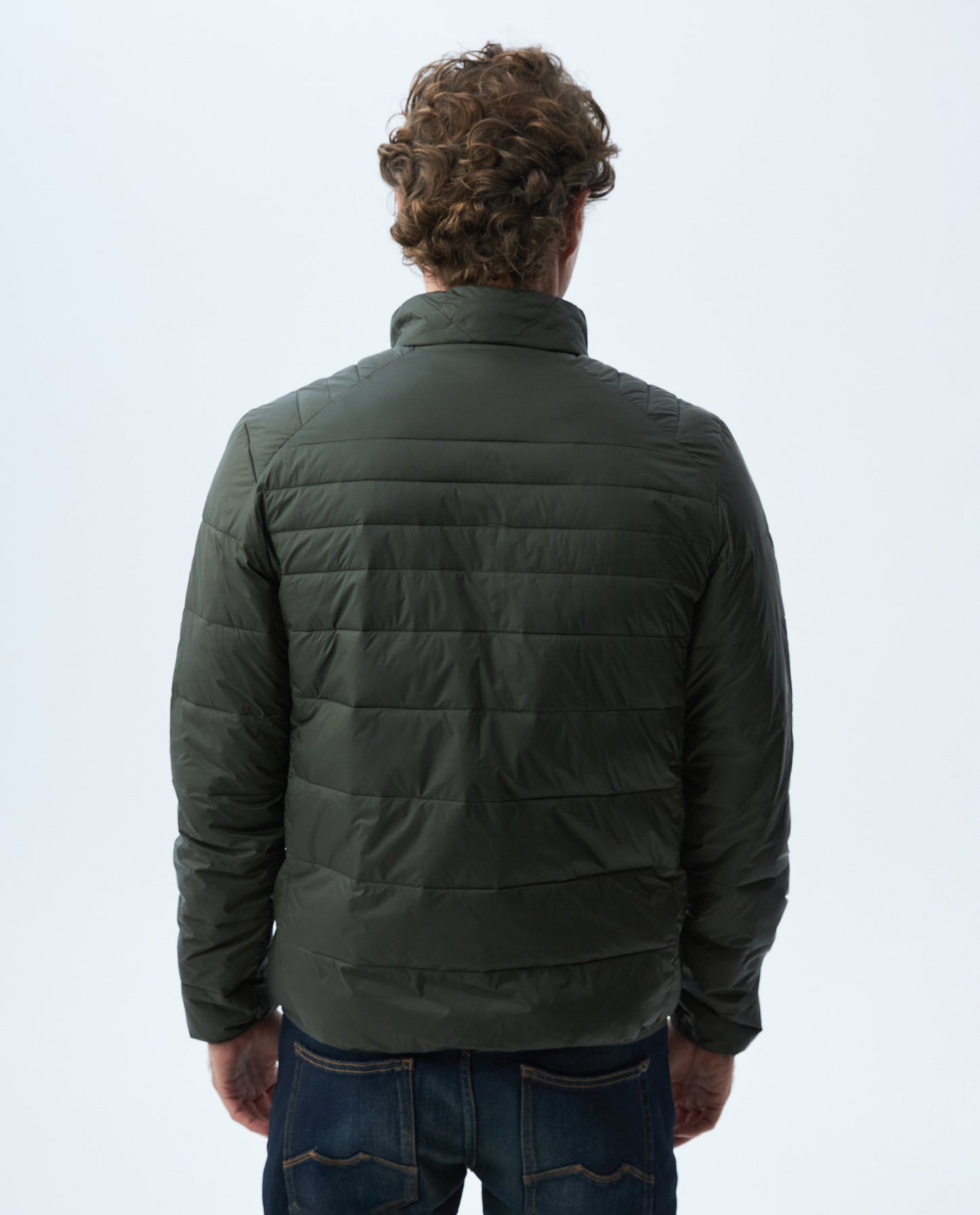 Chaqueta Hombre Chevignon 620E000 Togs Ultra Light Verde Oscuro
