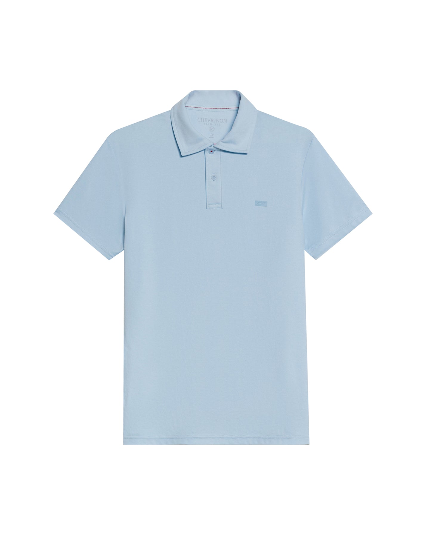 Camiseta Polo Chevignon 609G023 Slim Fit Azul Ligero Claro