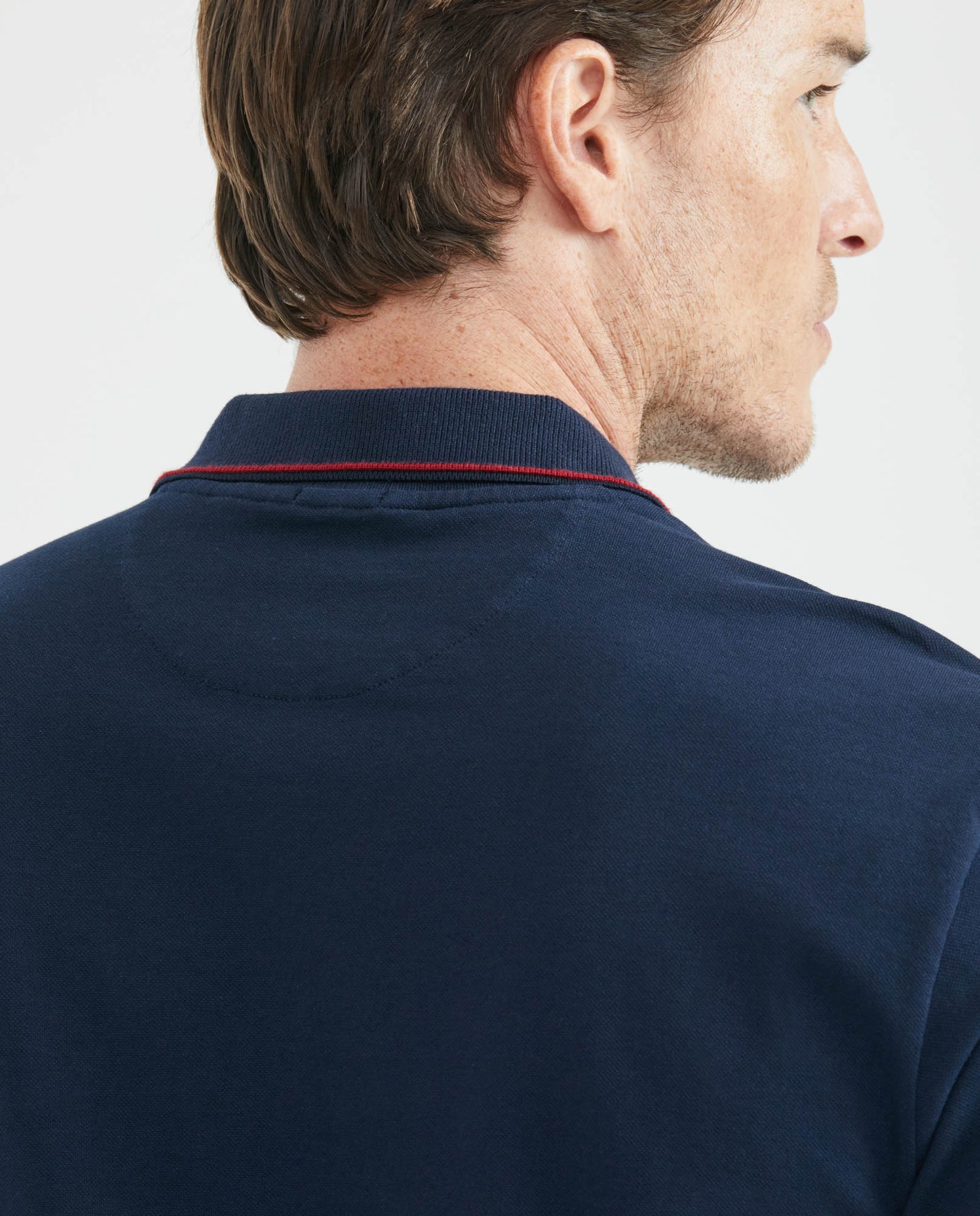 Camiseta Polo Chevignon 601F003 Classic Fit Zipper Azul Ultraoscuro
