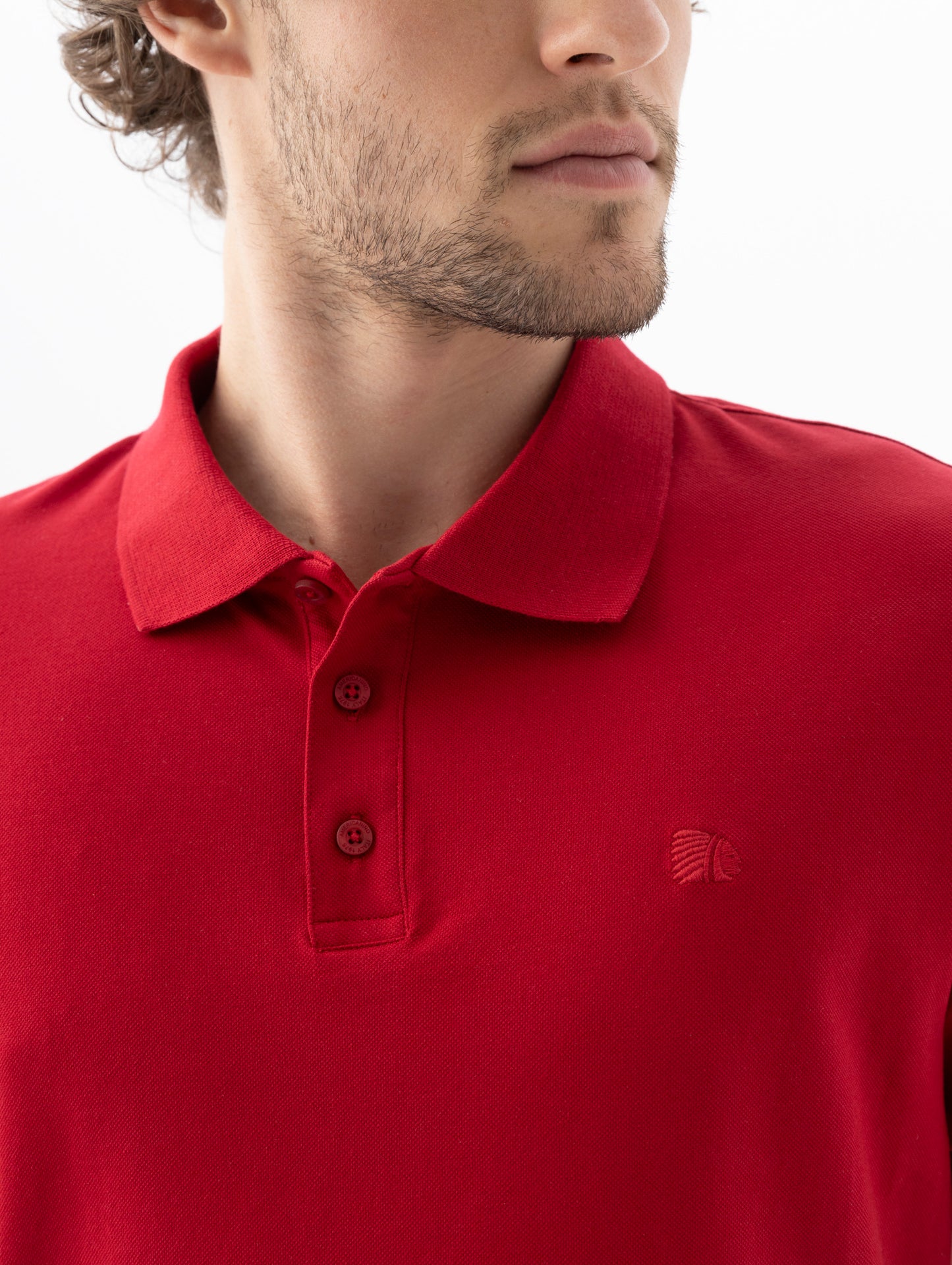 Camiseta Polo Americanino 800B703 Slim Fit Rojo