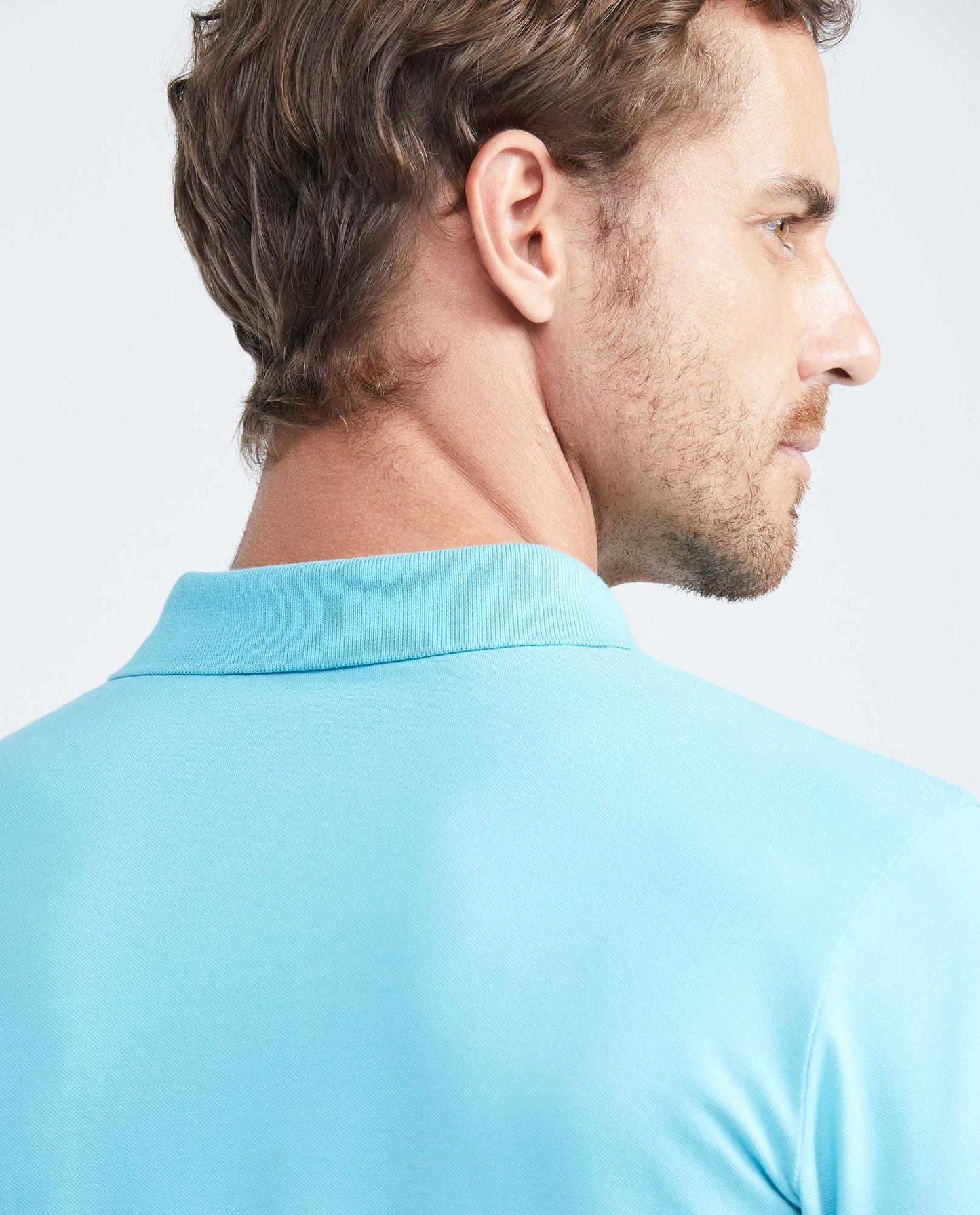 Camiseta Polo Chevignon 609F001 Slim Fit Azul Acuarela Medio