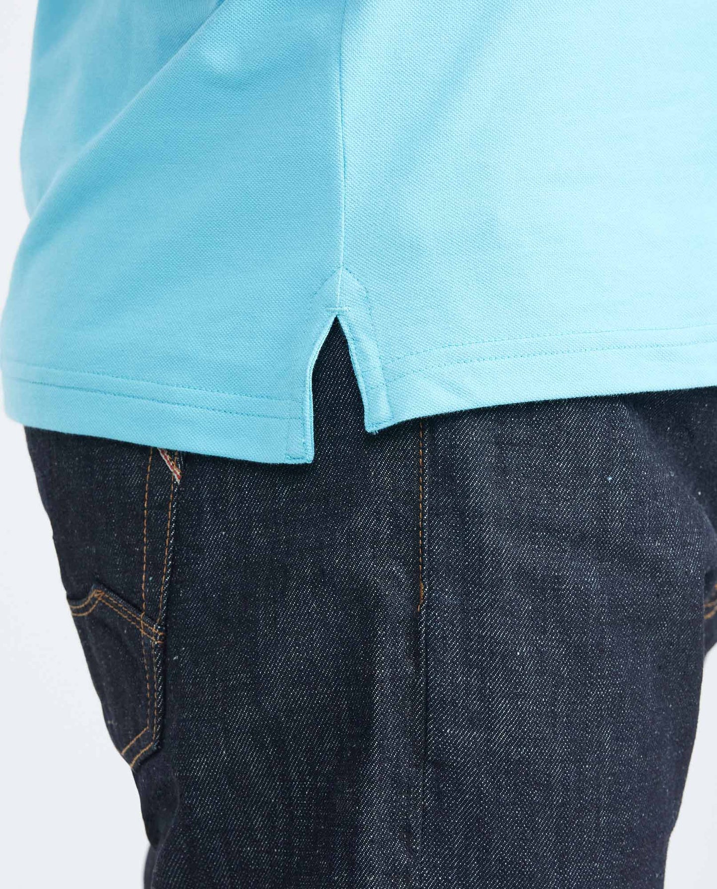 Camiseta Polo Chevignon 609F001 Slim Fit Azul Acuarela Medio