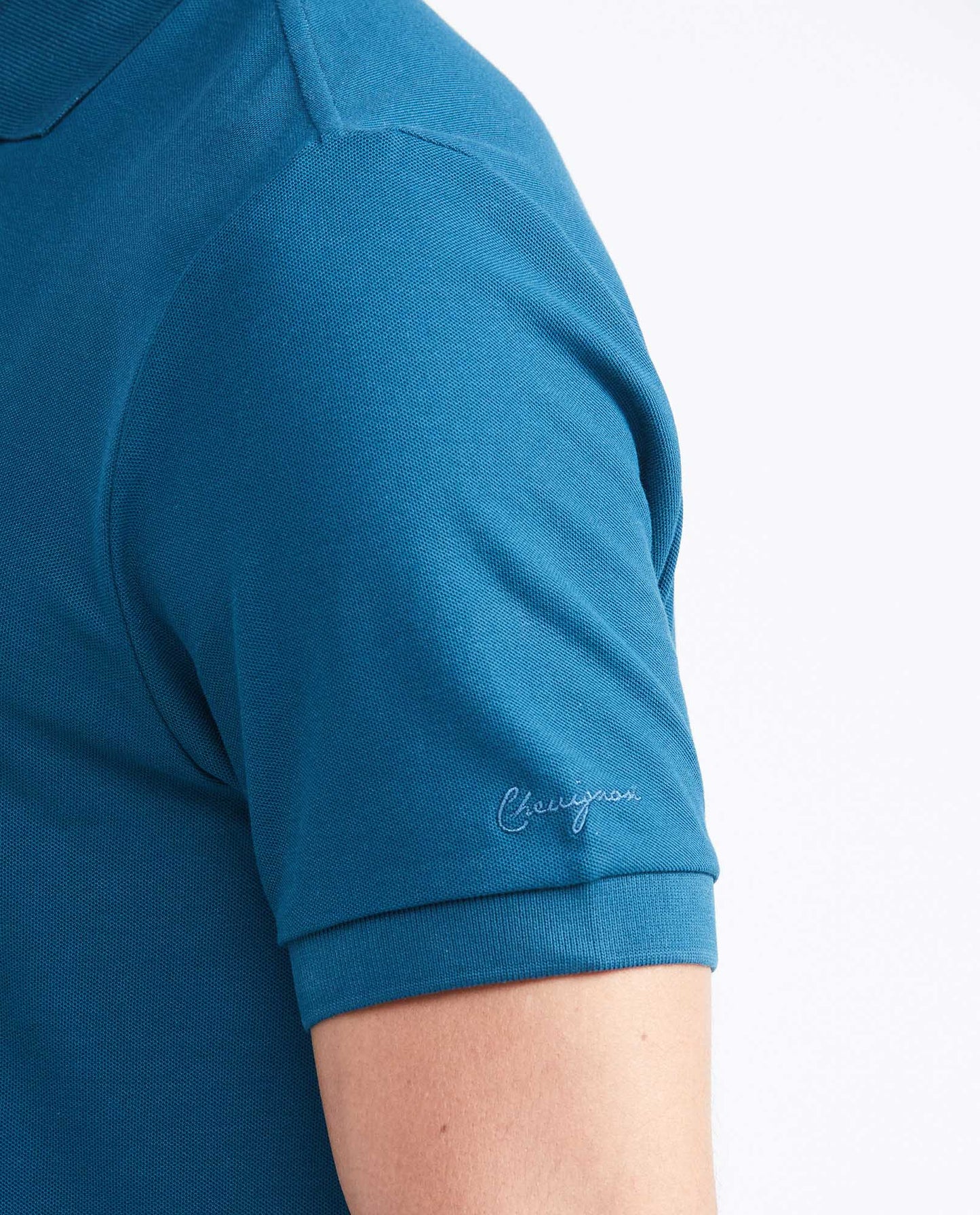 Camiseta Polo Chevignon 609F000 Classic Fit Verde Montaña Oscuro
