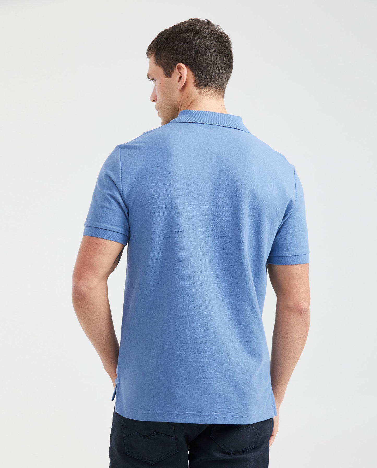 Camiseta Polo Chevignon 601G000 Classic Fit Azul Mezclilla Medio