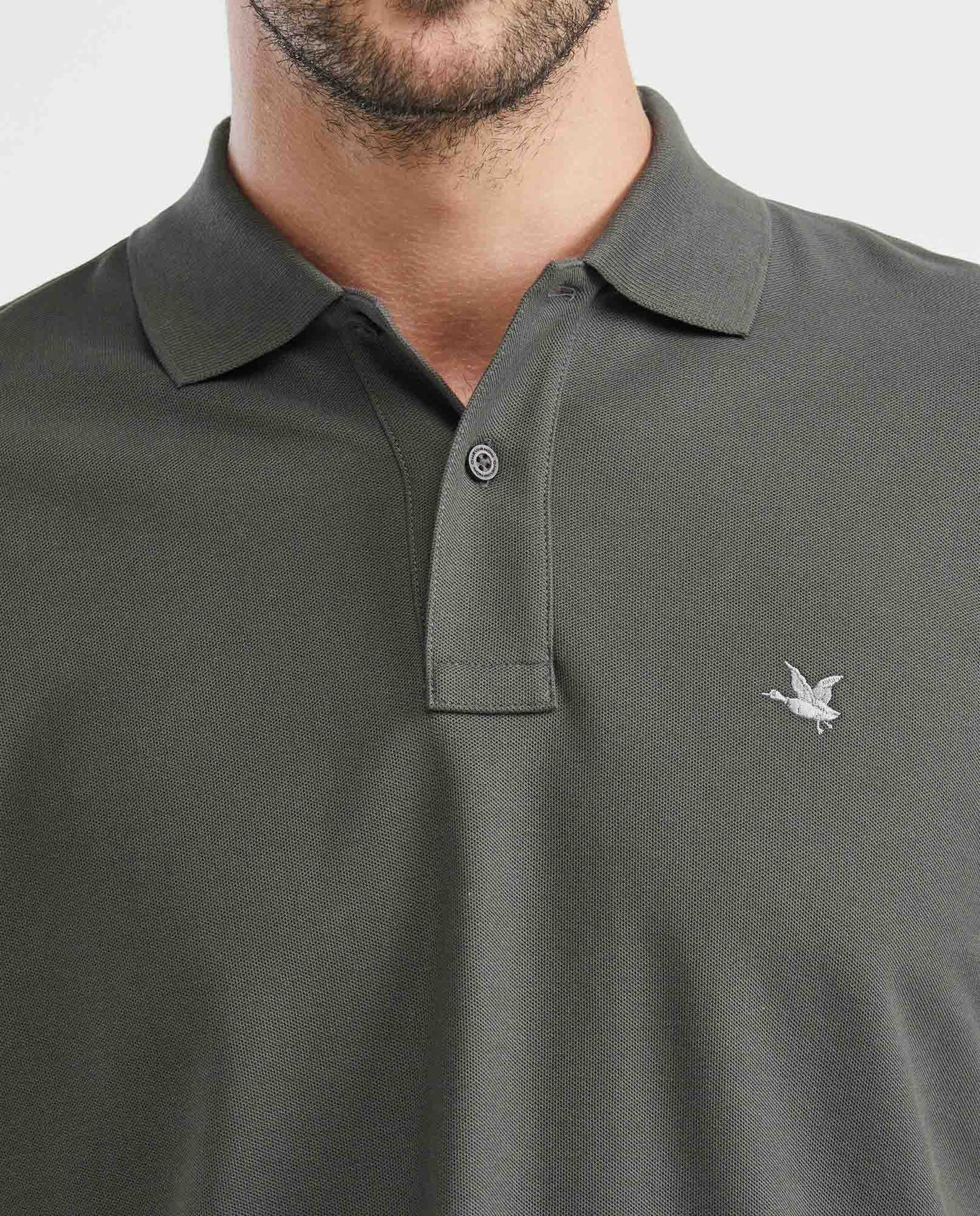 Camiseta Polo Chevignon 609E000 Classic Fit Gris Oscuro