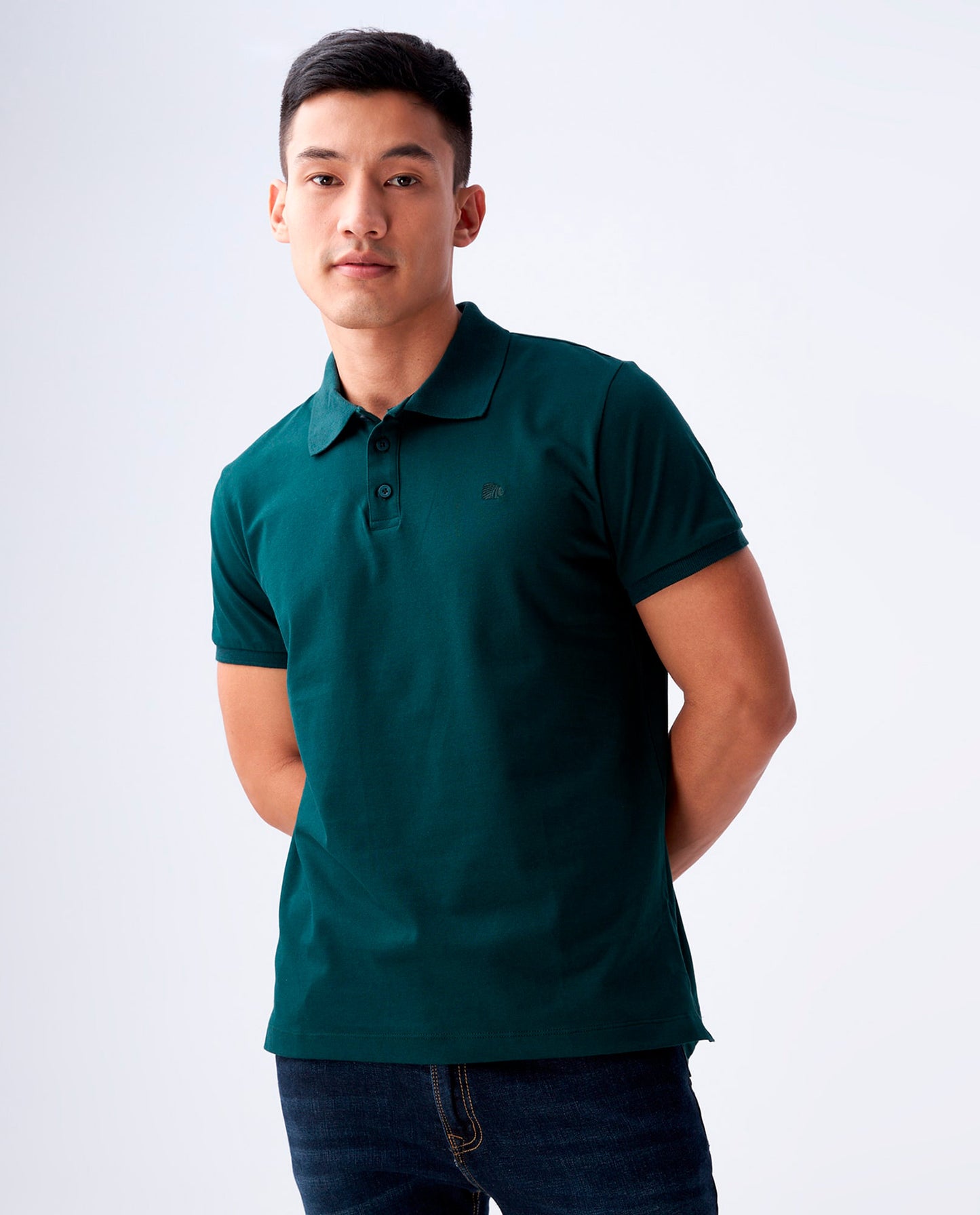 Camiseta Polo Americanino 800B703 Slim Fit Verde