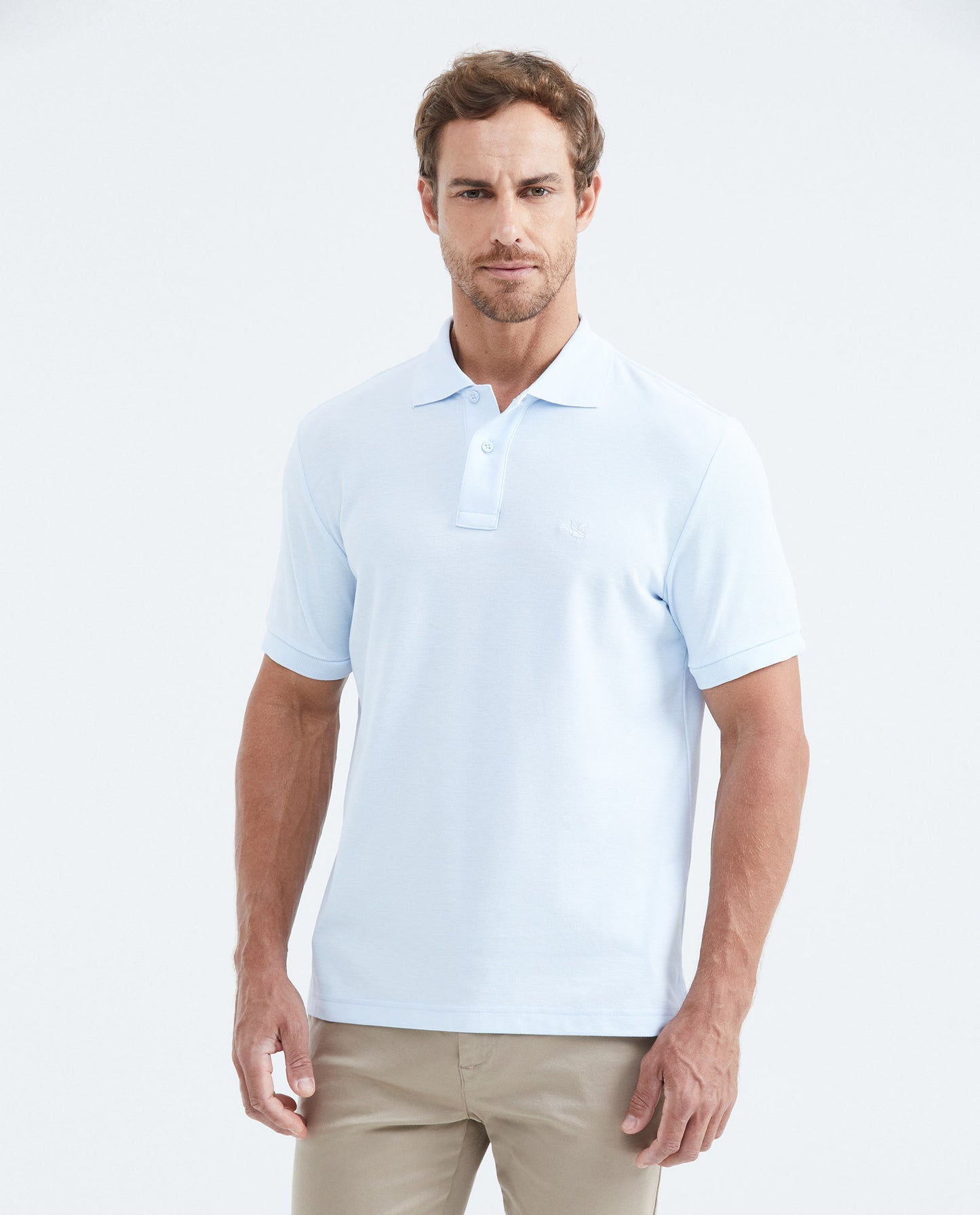 Camiseta Polo Chevignon 609F000 Classic Fit Azul Claro