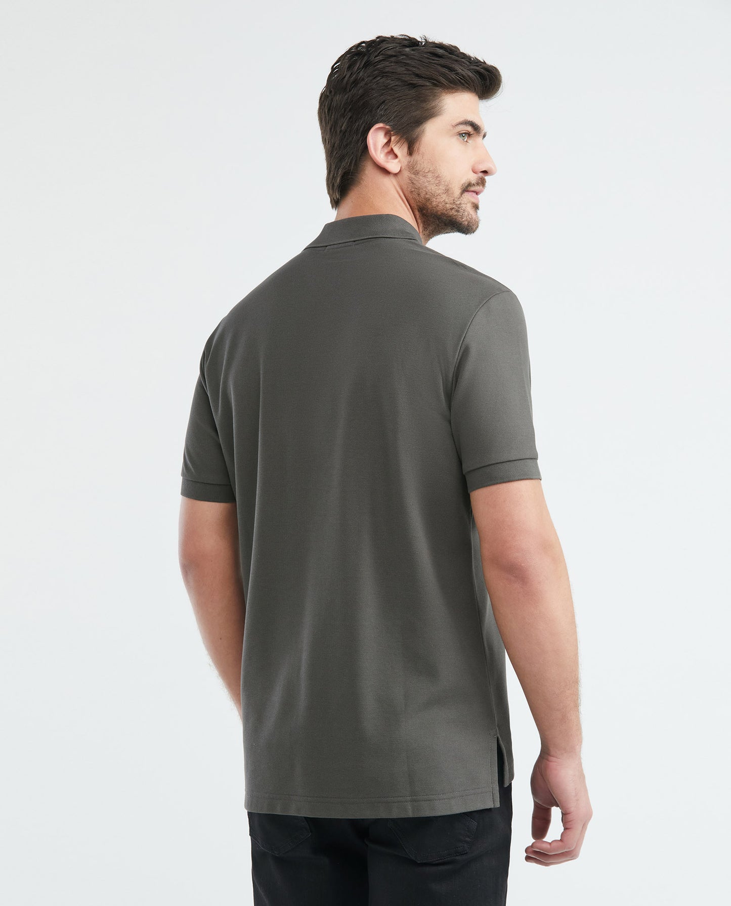 Camiseta Polo Chevignon 609E000 Classic Fit Gris Oscuro