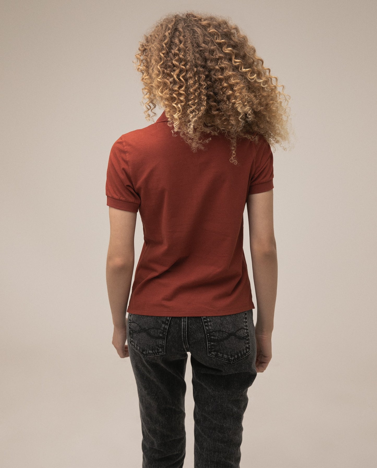 Camiseta Dama Americanino 600D007 Basica Polo Cobre