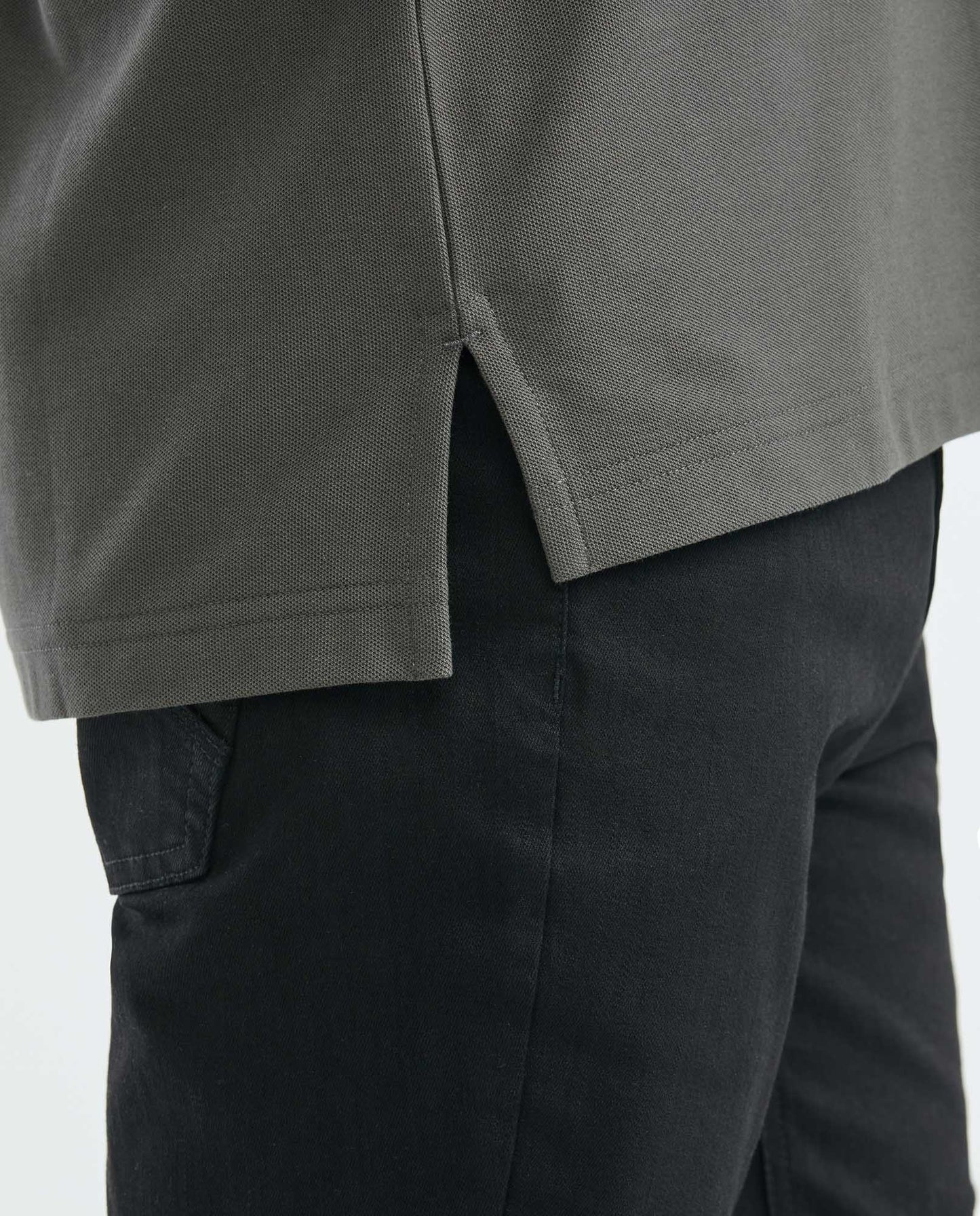 Camiseta Polo Chevignon 609E000 Classic Fit Gris Oscuro