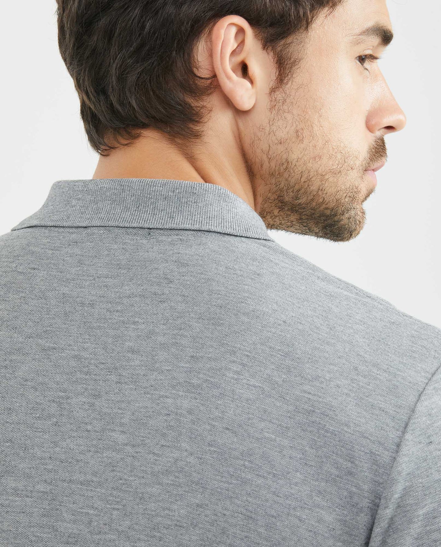 Camiseta Polo Chevignon 601F000 Classic Fit Gris Jaspe Medio