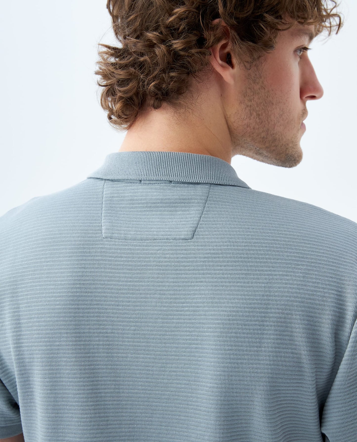 Camiseta Polo Americanino 809F003 Slim Fit Gris