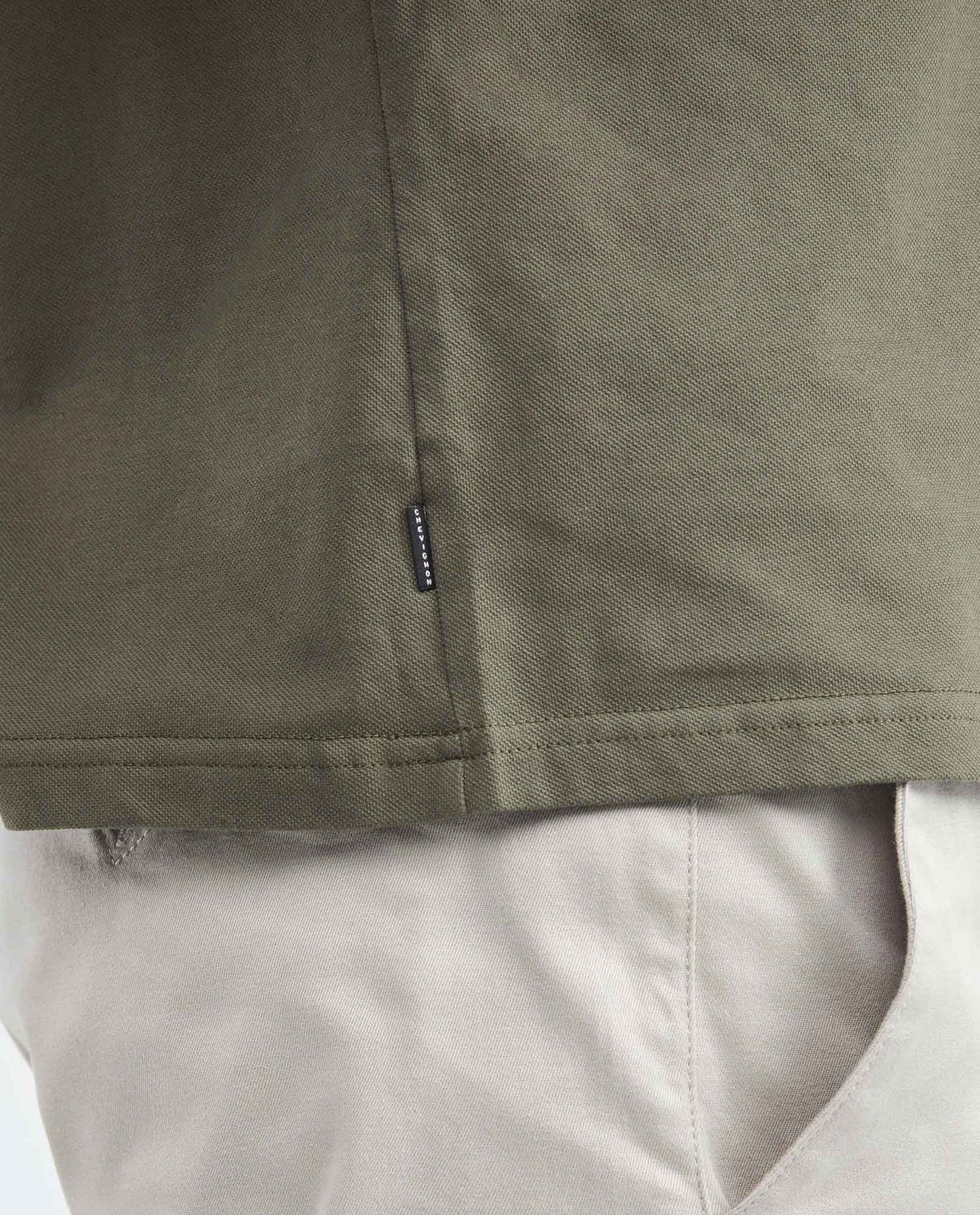 Camiseta Polo Chevignon 602F009 Slim Fit Verde Galeras Ultraoscuro