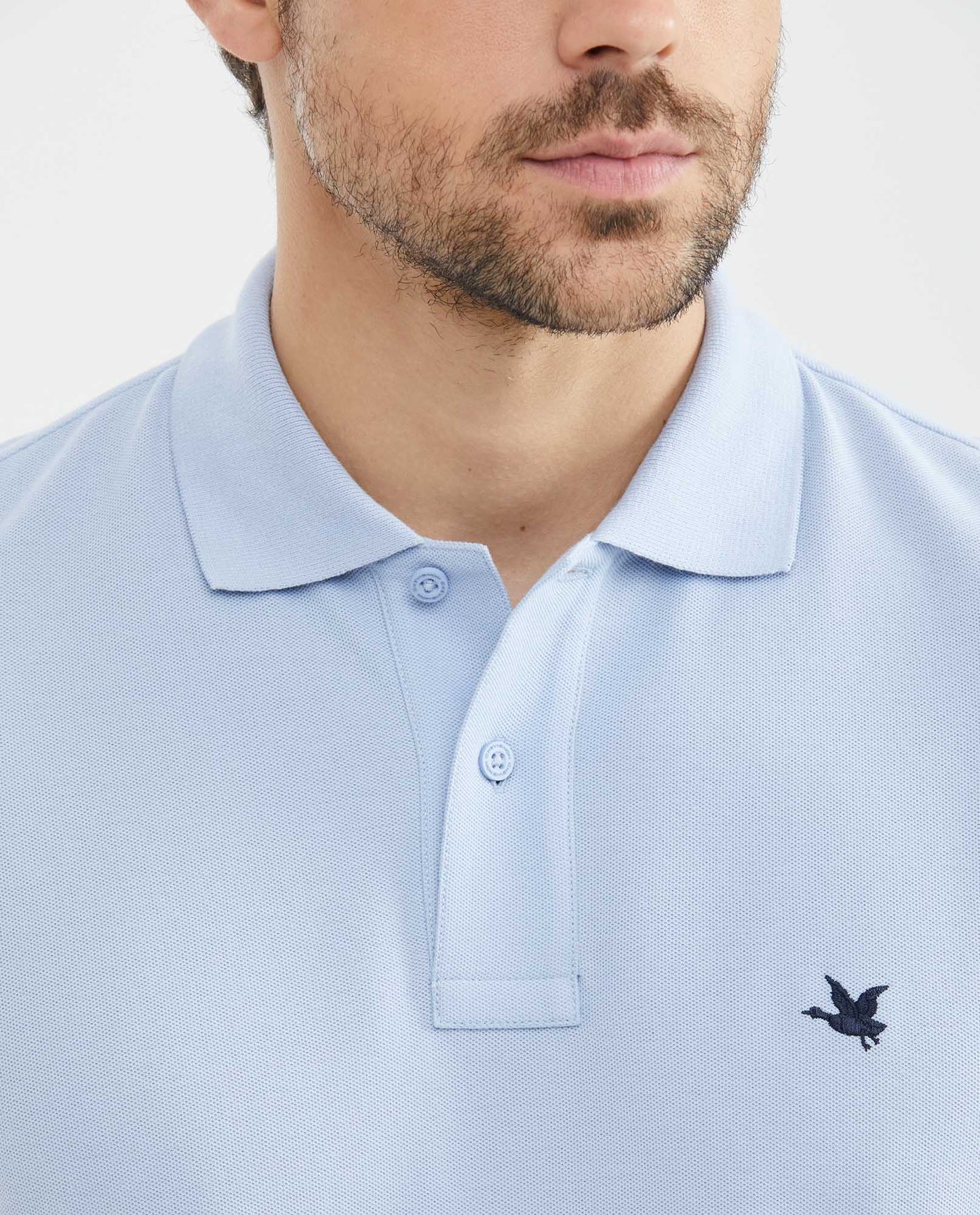 Camiseta Polo Chevignon 601F000 Classic Fit Azul Claro