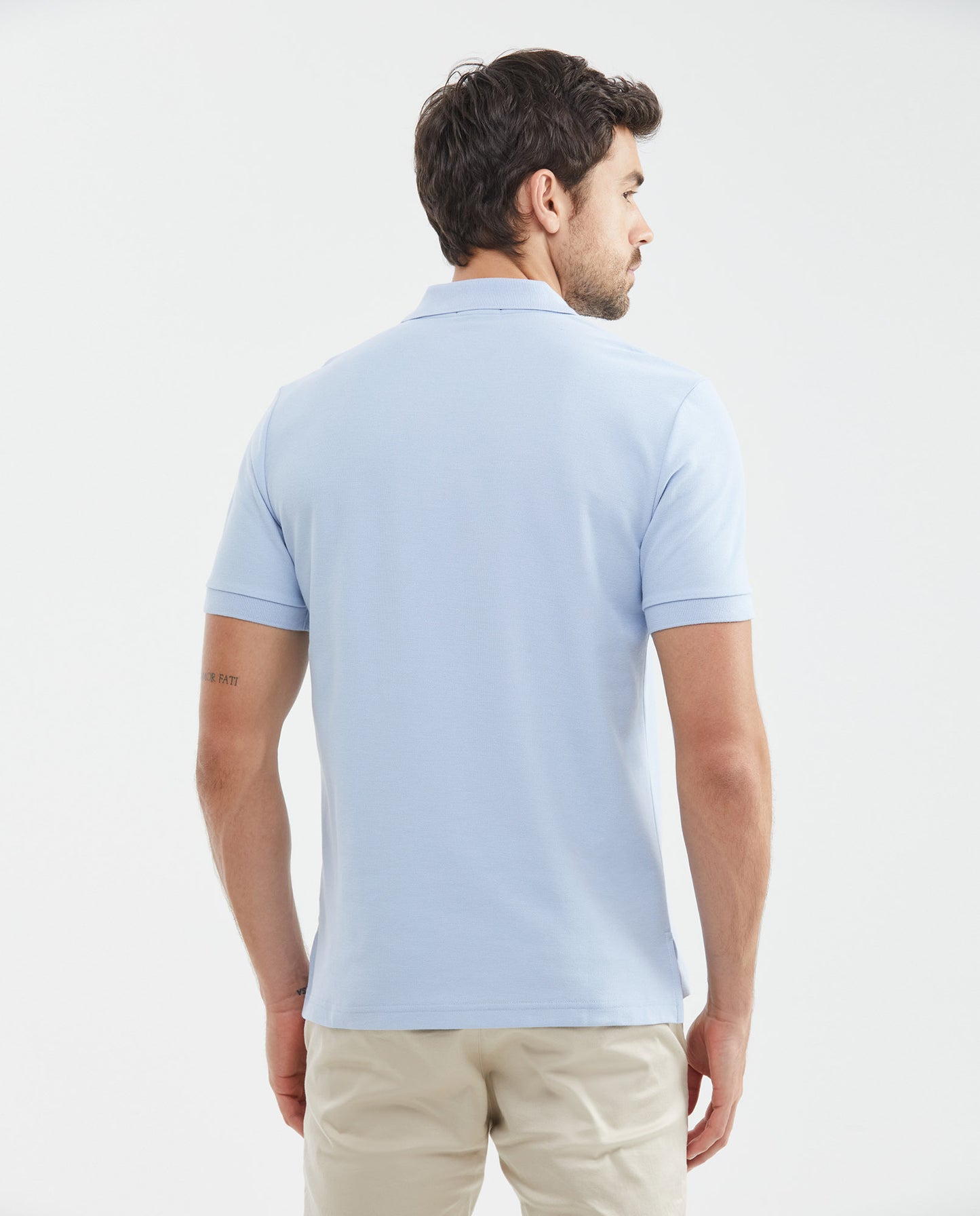 Camiseta Polo Chevignon 601F000 Classic Fit Azul Claro