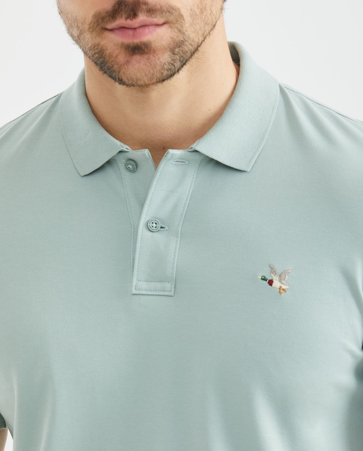 Camiseta Polo Chevignon 601F001 Slim Fit Verde Claro