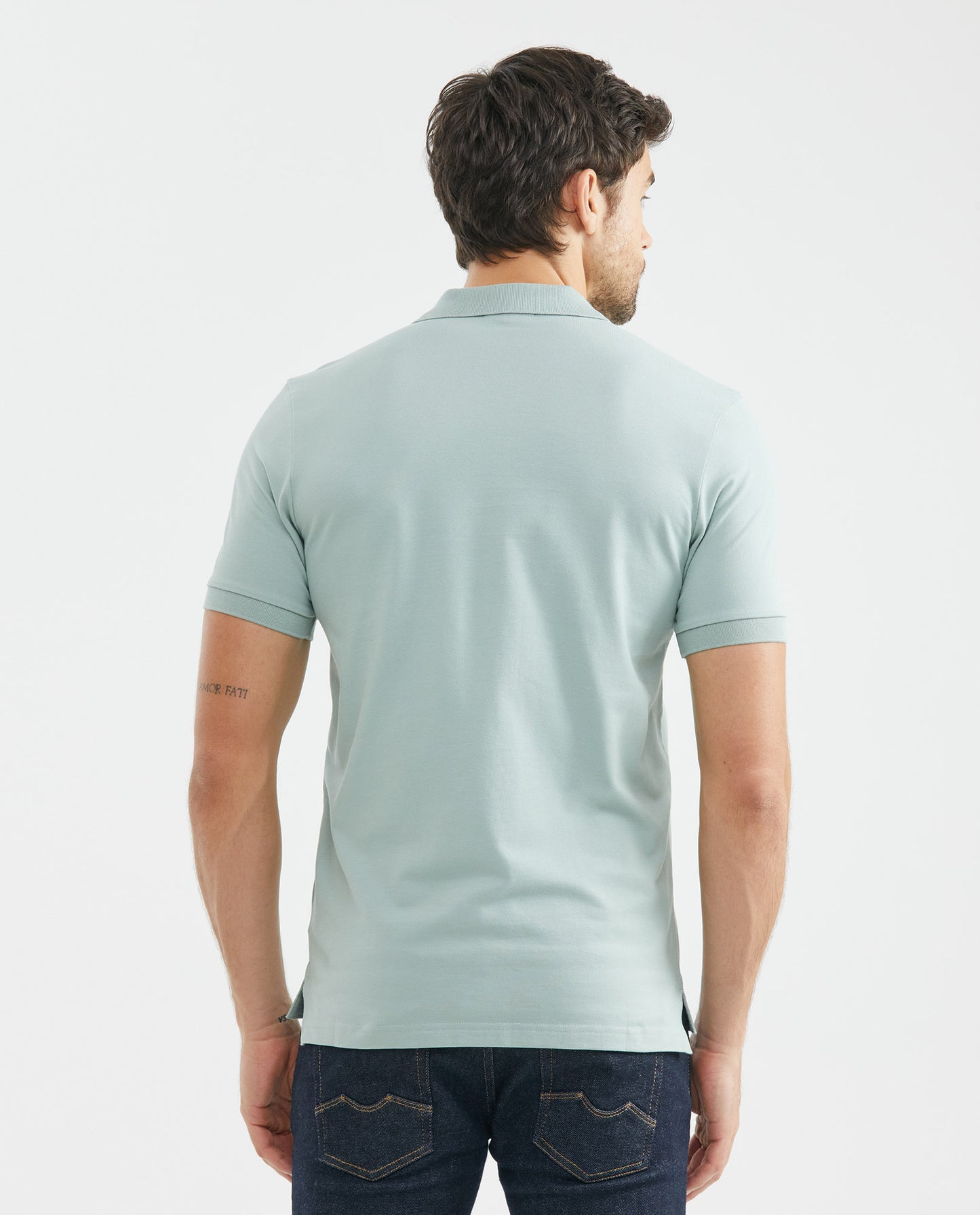 Camiseta Polo Chevignon 601F001 Slim Fit Verde Claro