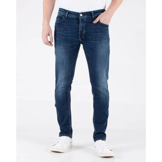 Jean Hombre Oxford 011708 Comfort Fit Azul Oscuro