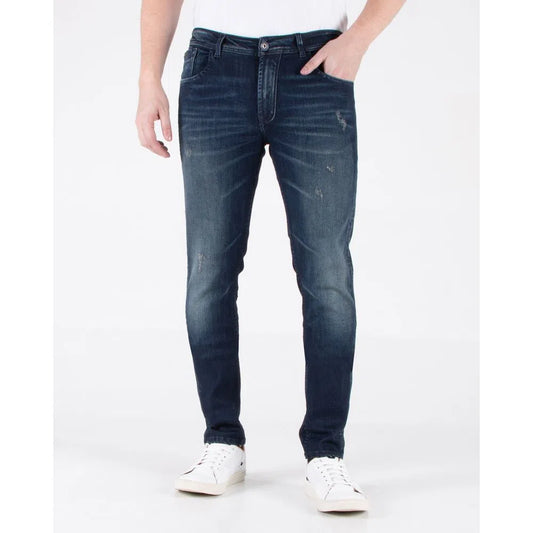 Jean Hombre Oxford 011750 Comfort Fit Azul Oscuro