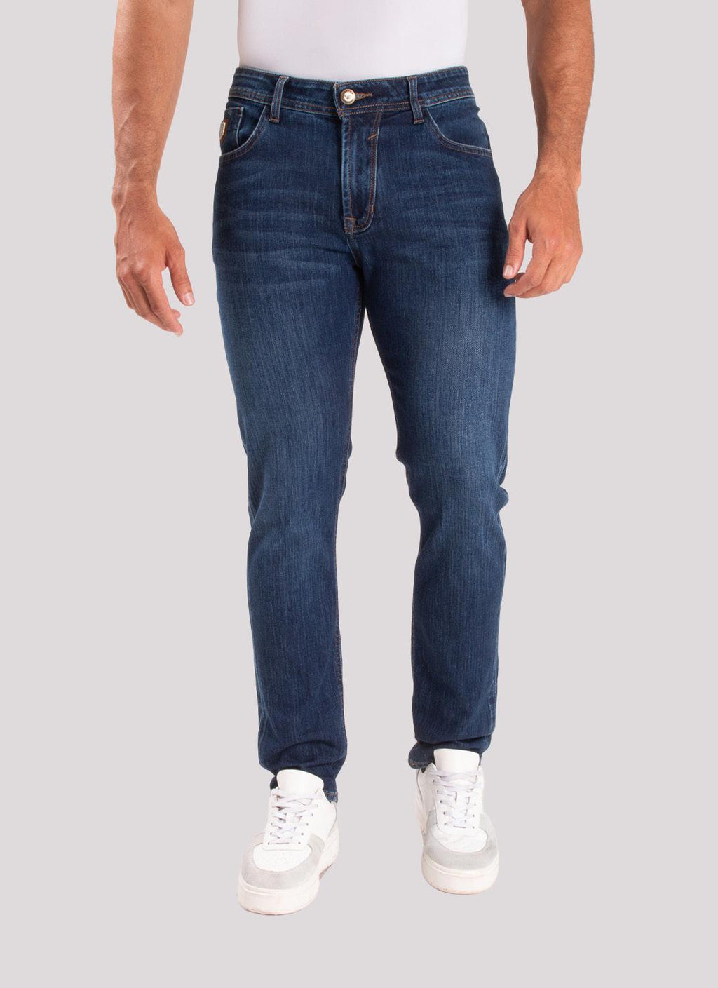 Jean Hombre Oxford 012026 Comfort Azul Medio